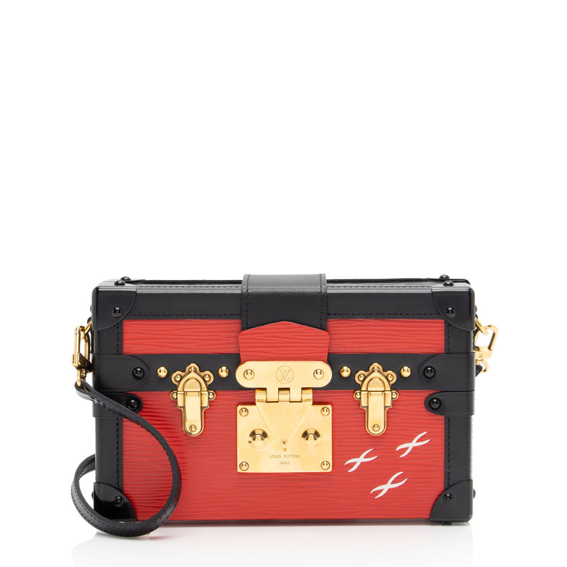 Petite malle cloth handbag Louis Vuitton Multicolour in Cloth - 33774296