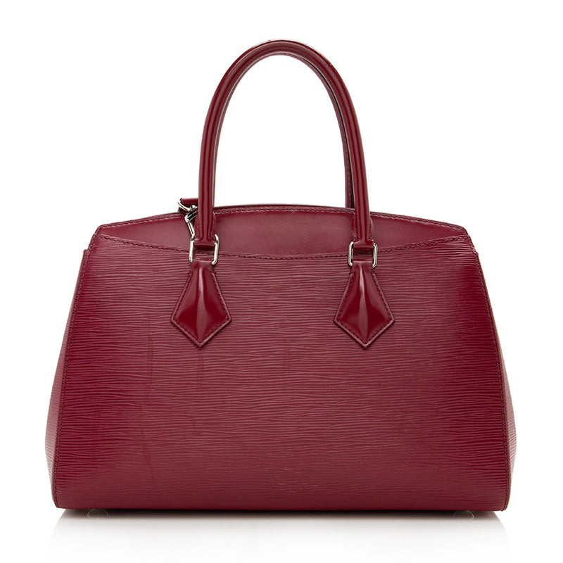 Louis Vuitton Soufflot Epi Leather Red Bag