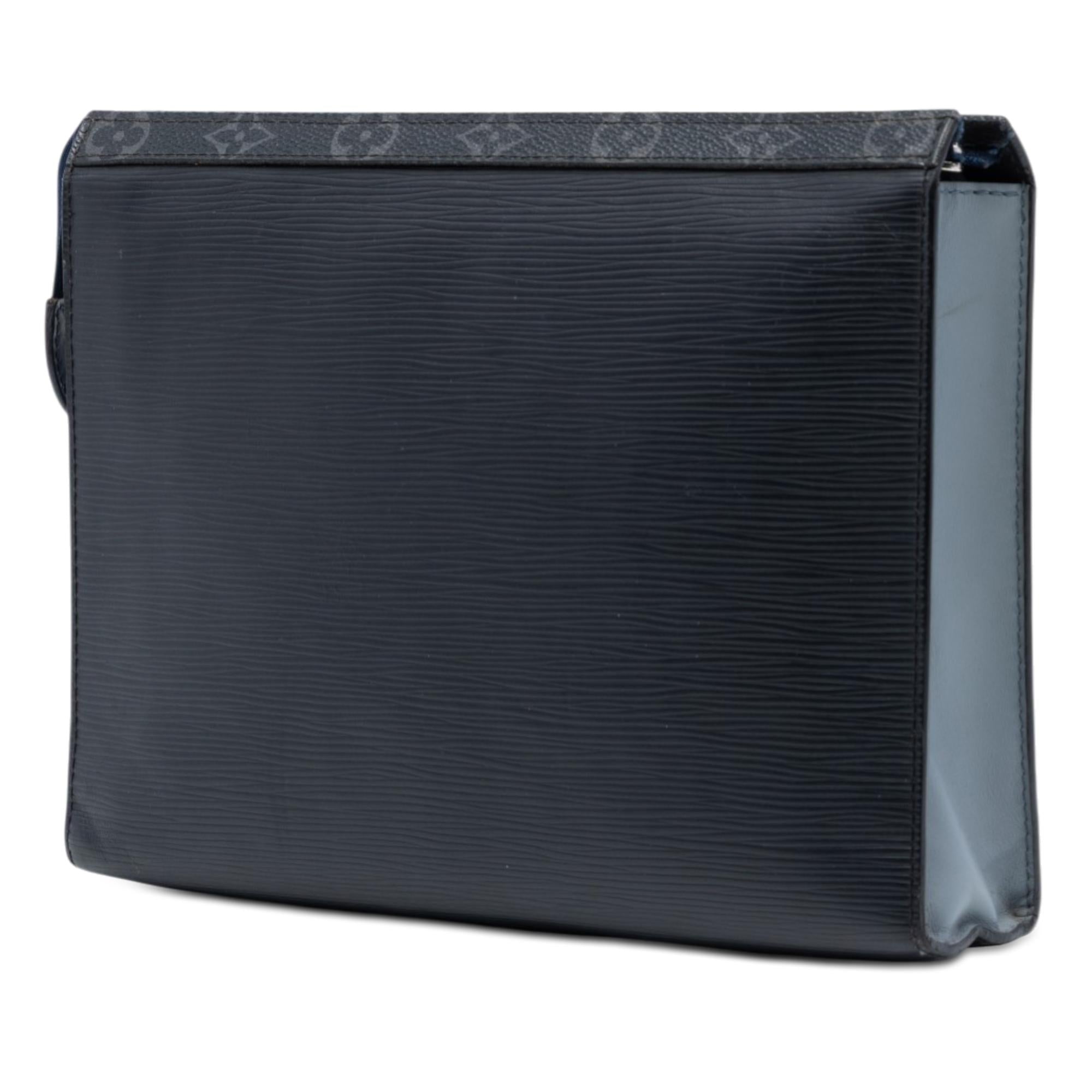 Louis Vuitton Epi Monogram Eclipse Pochette Voyage MM