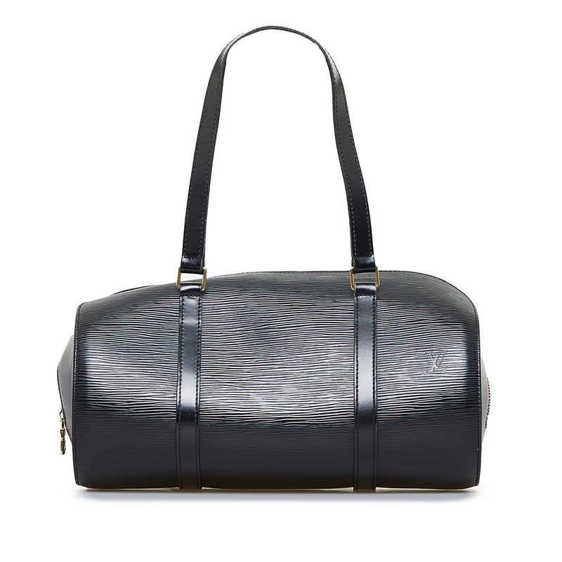 Louis Vuitton Louis Vuitton Soufflot Black Epi Leather Handbag +