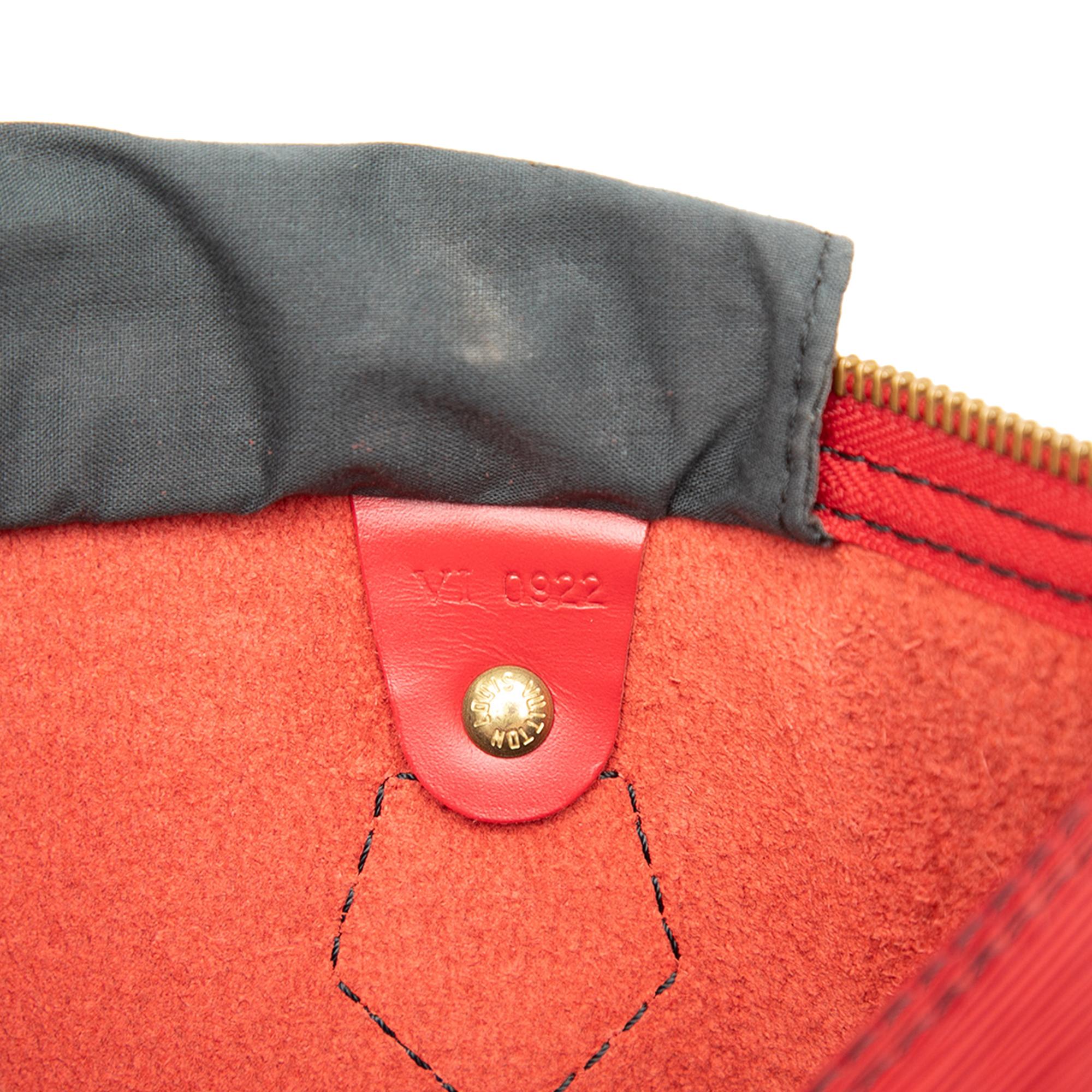 Louis Vuitton Epi Speedy 30