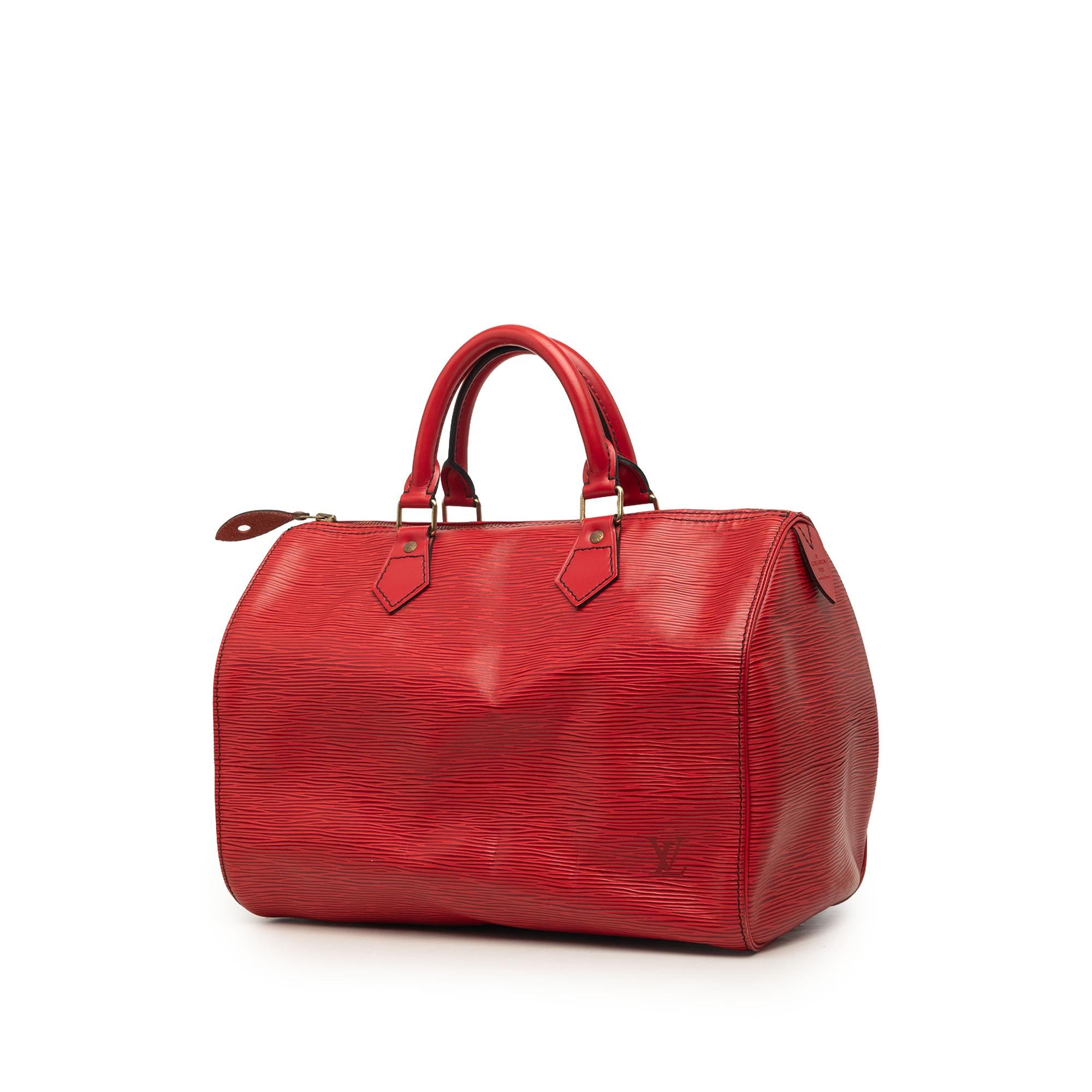Louis Vuitton Epi Speedy 35