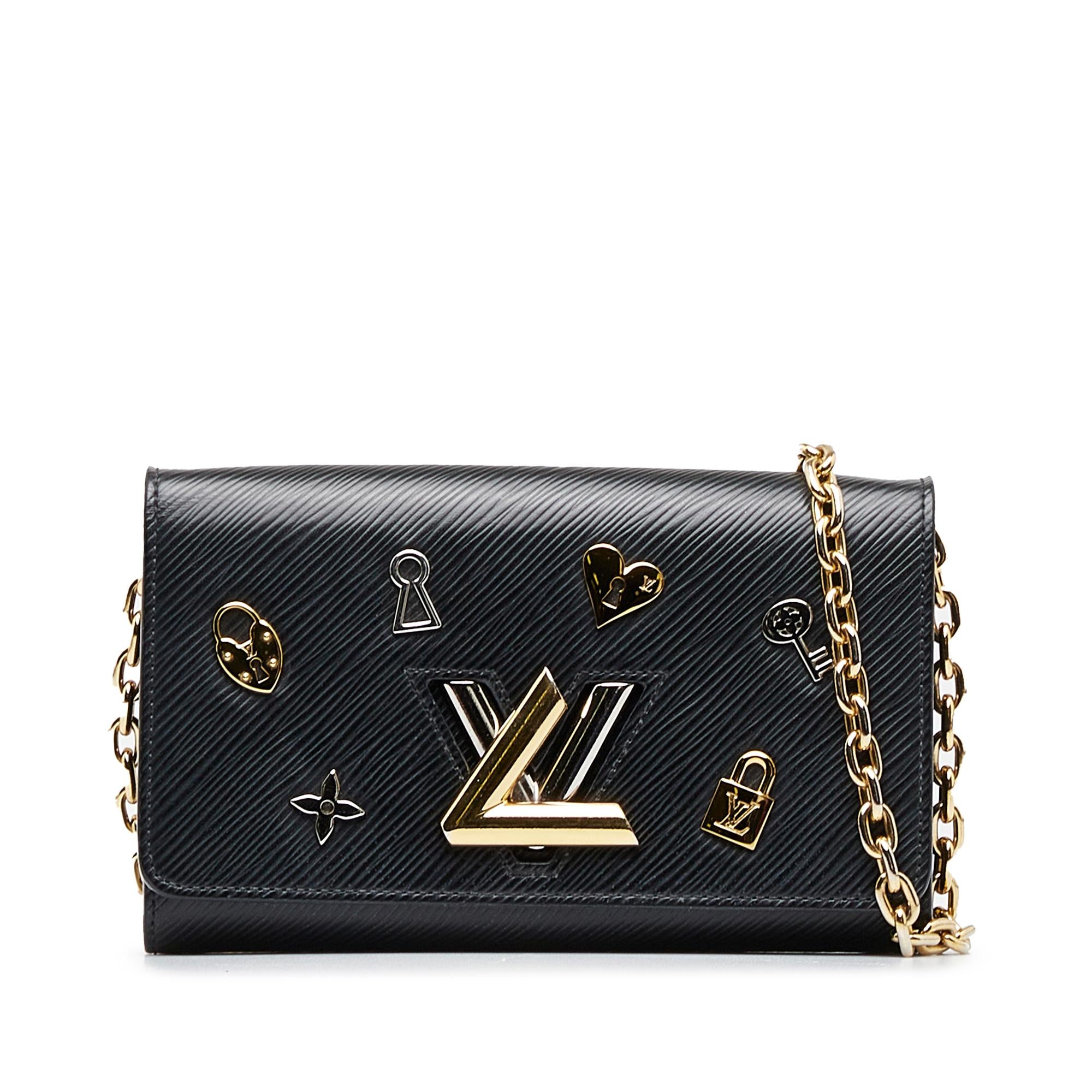 Louis Vuitton Epi Twist Love Lock Chain Wallet (SHG-WDV2bU)