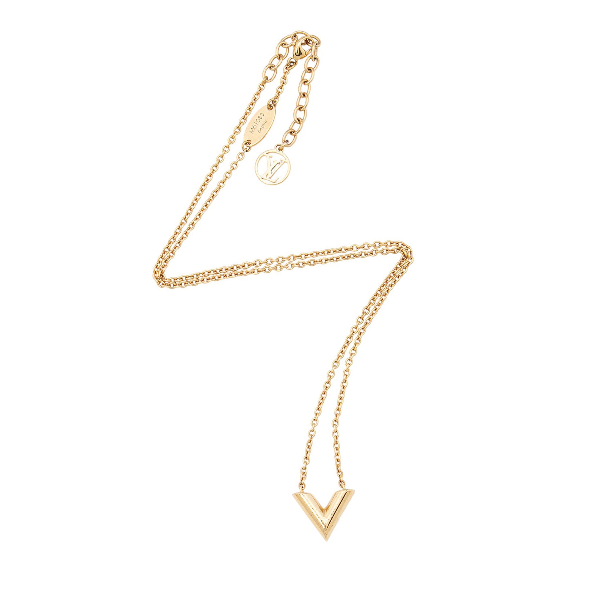 Louis Vuitton Essential V Necklace