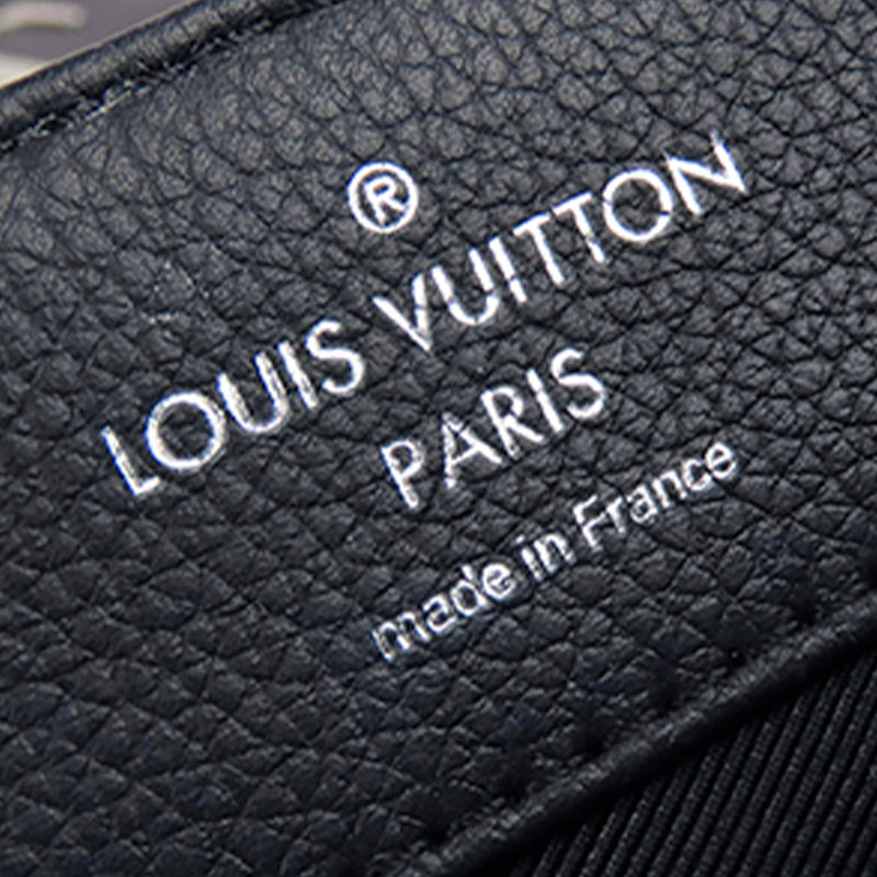 Gray Louis Vuitton Eyelet LockMe II Satchel