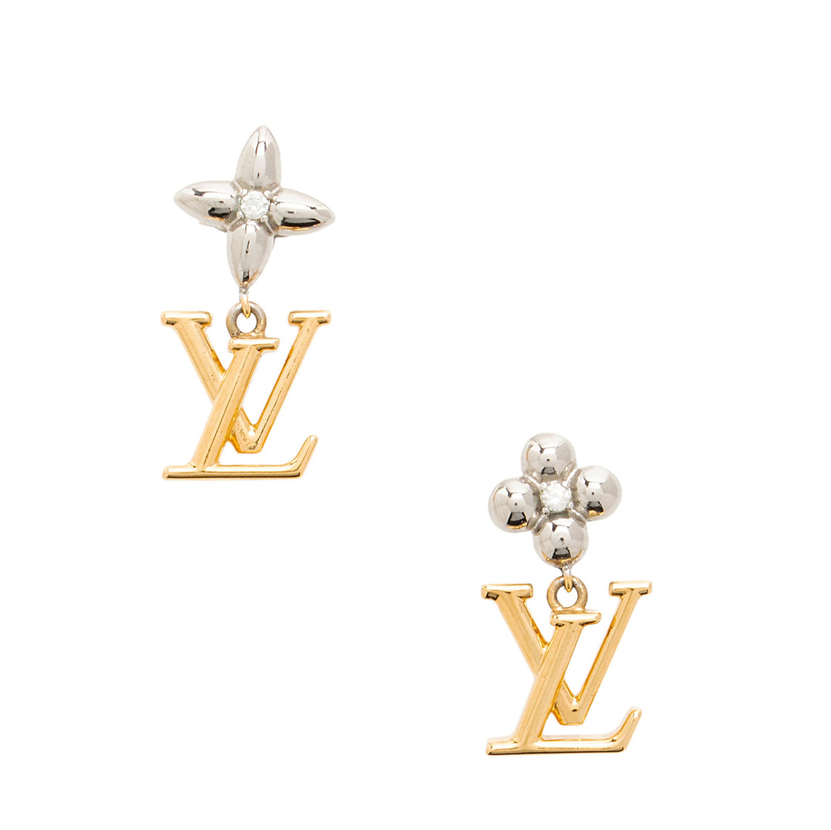 Louis Vuitton Floragram Drop Earrings