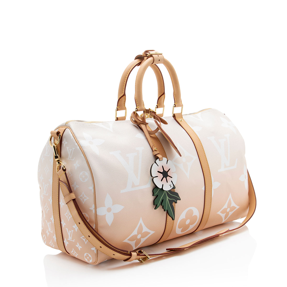 Louis Vuitton Giant Monogram Canvas By The Pool Keepall Bandouliere 45 Duffle