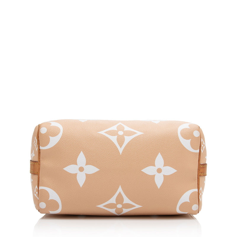Louis Vuitton Mist Giant Monogram Coated Canvas By The Pool Speedy