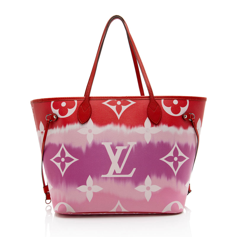 Louis Vuitton Neverfull MM Pastel Pink Escale Collection