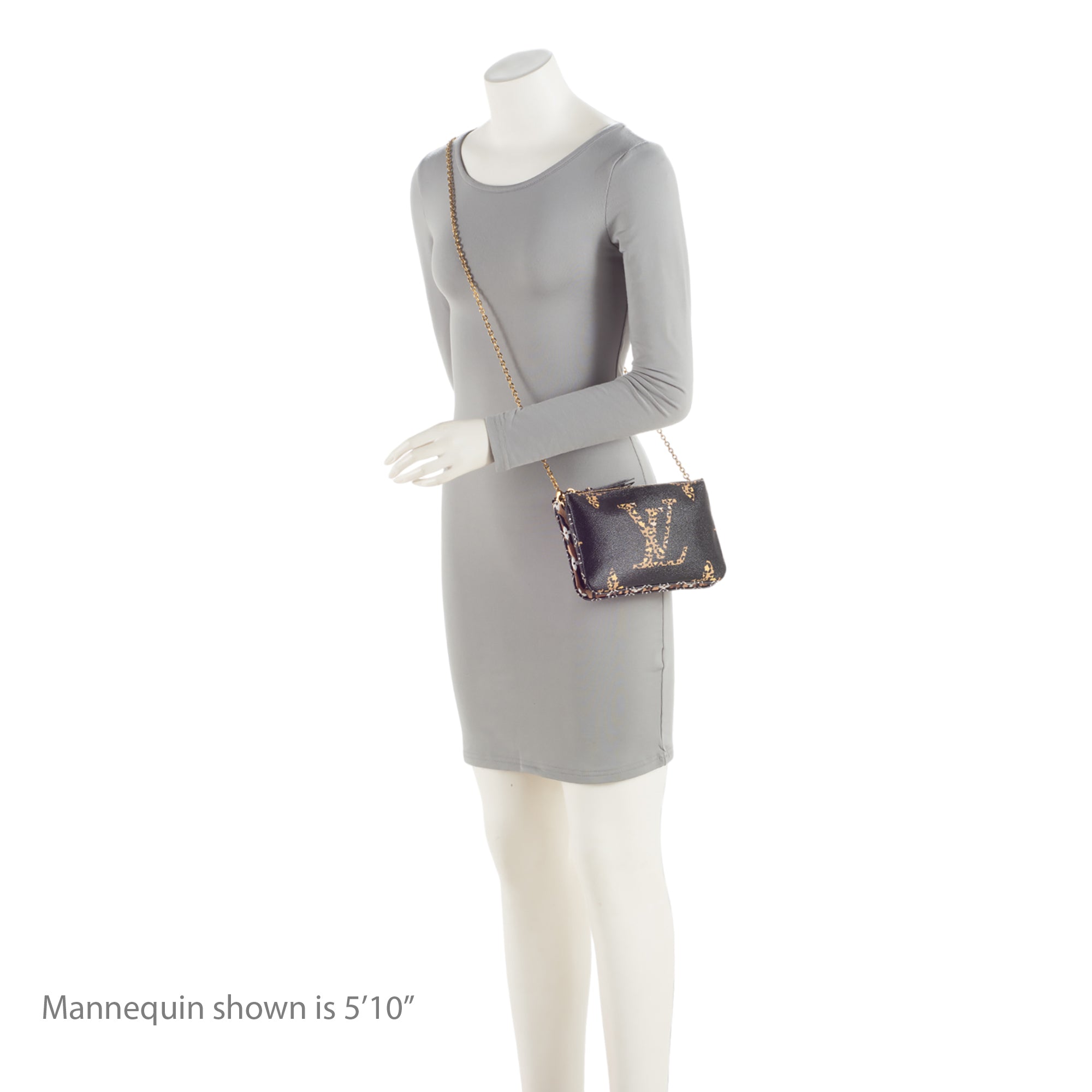 Louis Vuitton Giant Monogram Canvas Jungle Double Zip Pochette