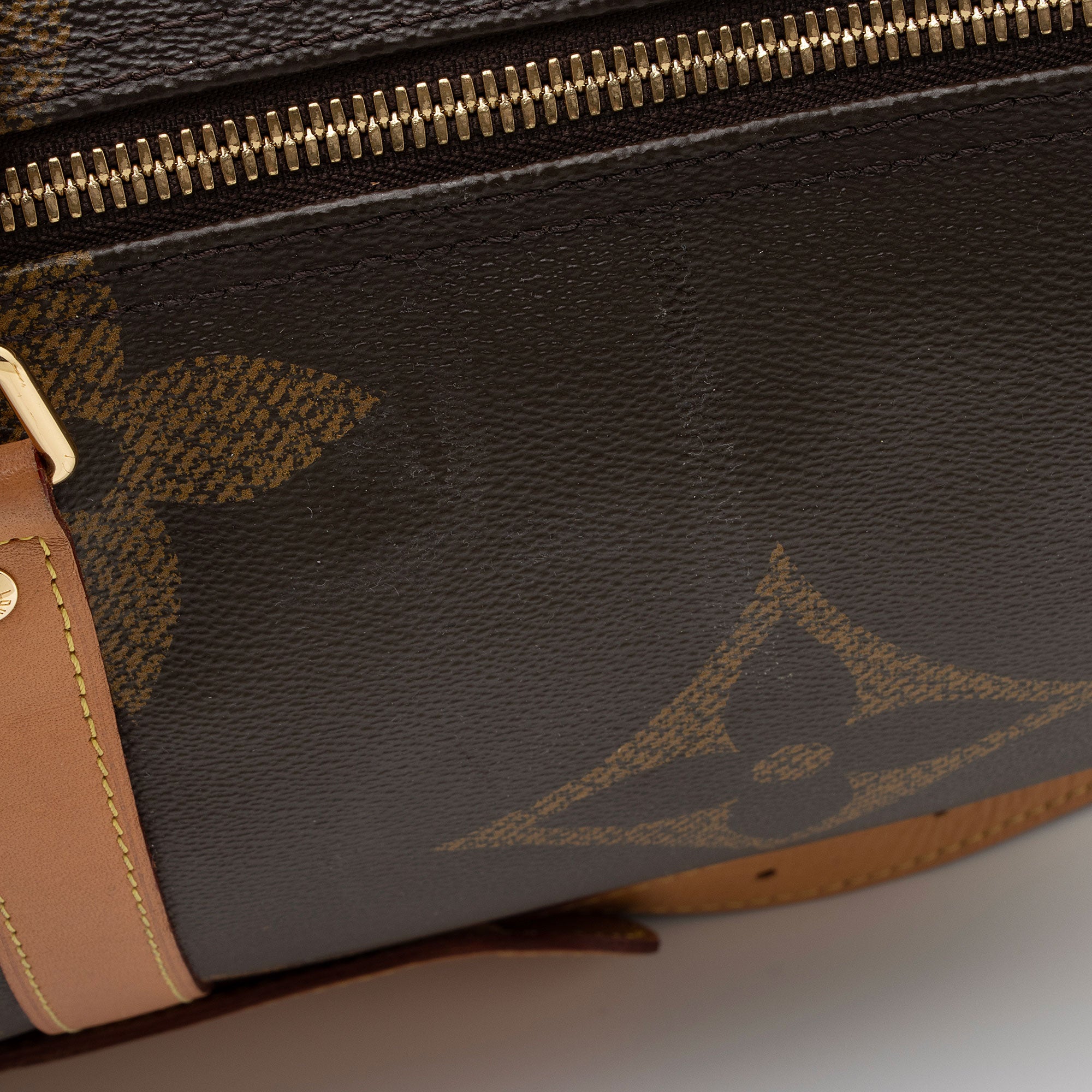 Louis Vuitton Giant Monogram Canvas Keepall Bandouliere 50 Duffle Bag (SHF-z5NZEC)