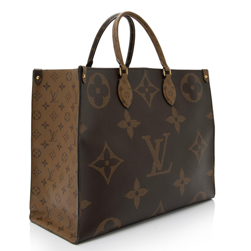 Louis Vuitton Giant Monogram Canvas Onthego GM Tote (SHF-1YYMn6