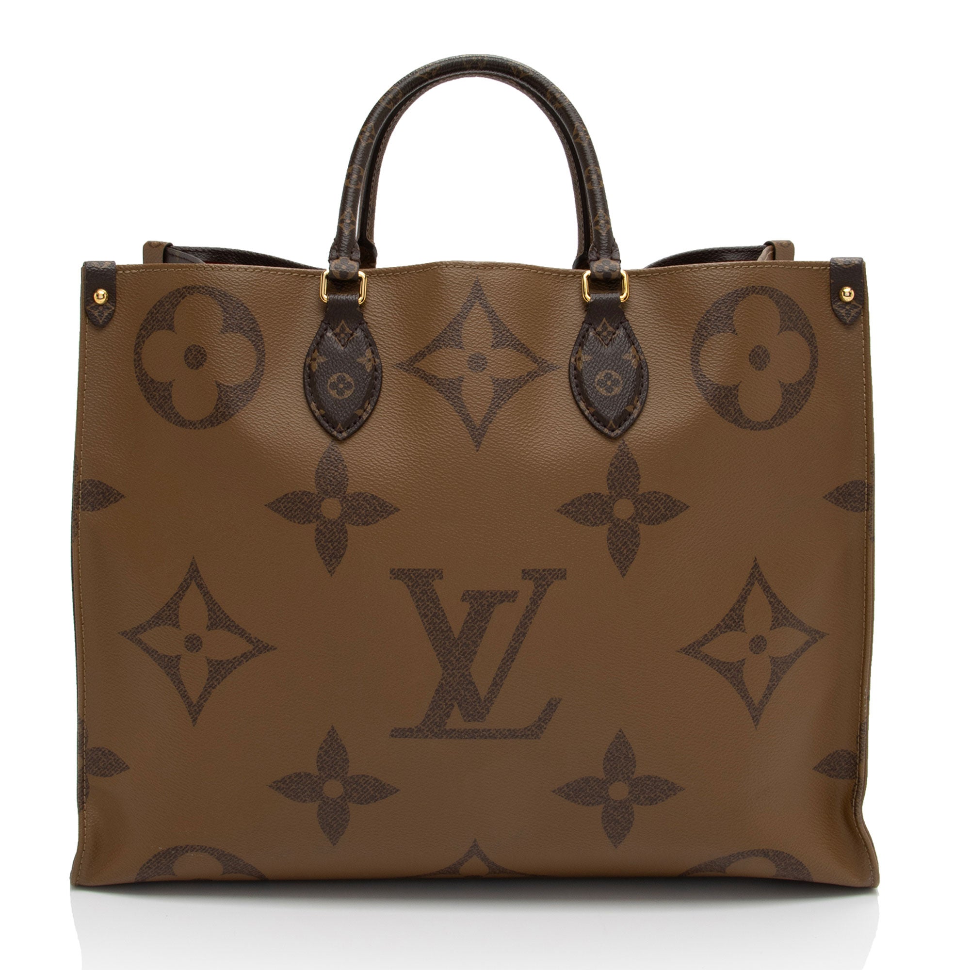 Louis Vuitton Giant Monogram Canvas Onthego GM Tote (SHF-BTGNiS)