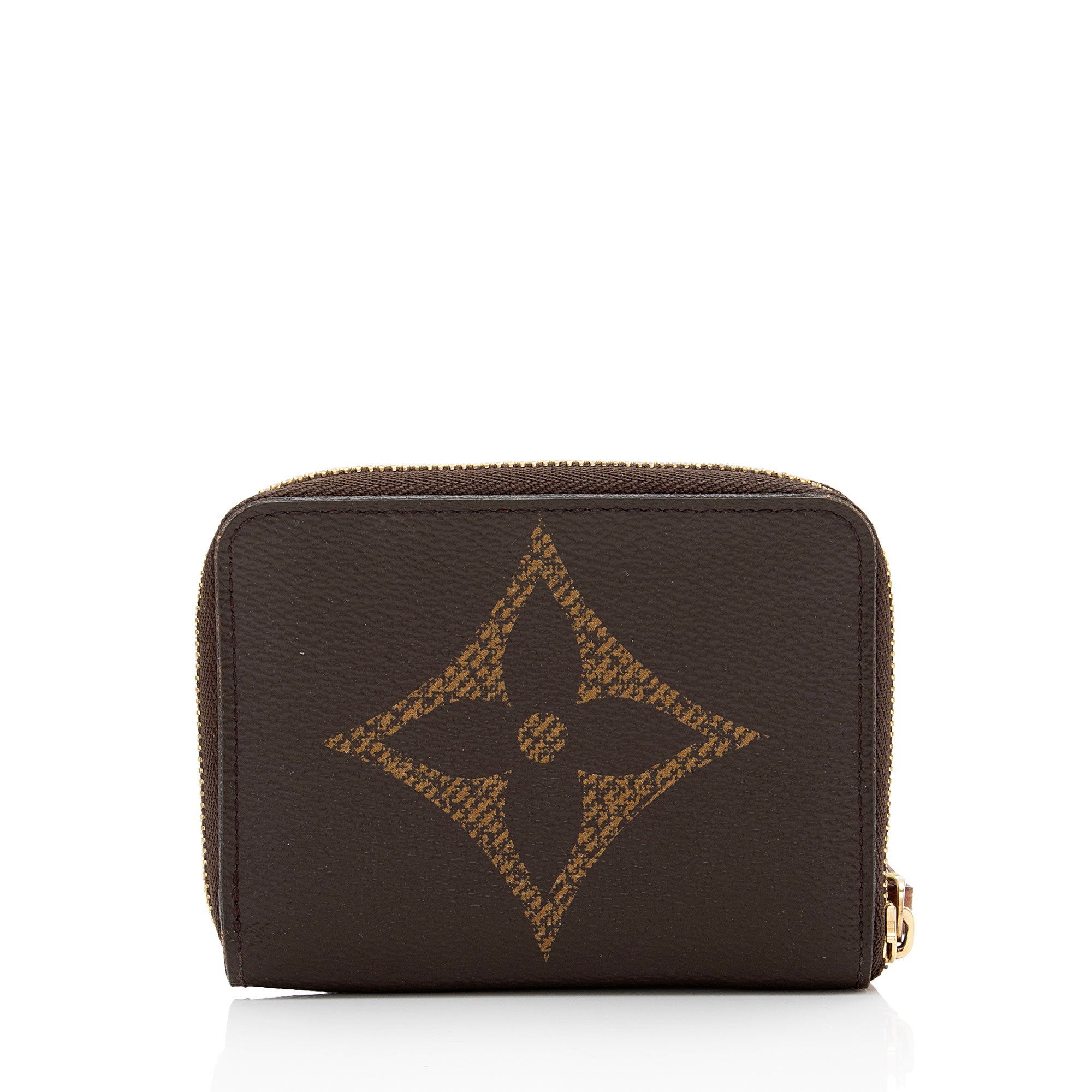 Louis Vuitton Giant Monogram Canvas Zippy Coin Purse (SHF-hgjWkd)