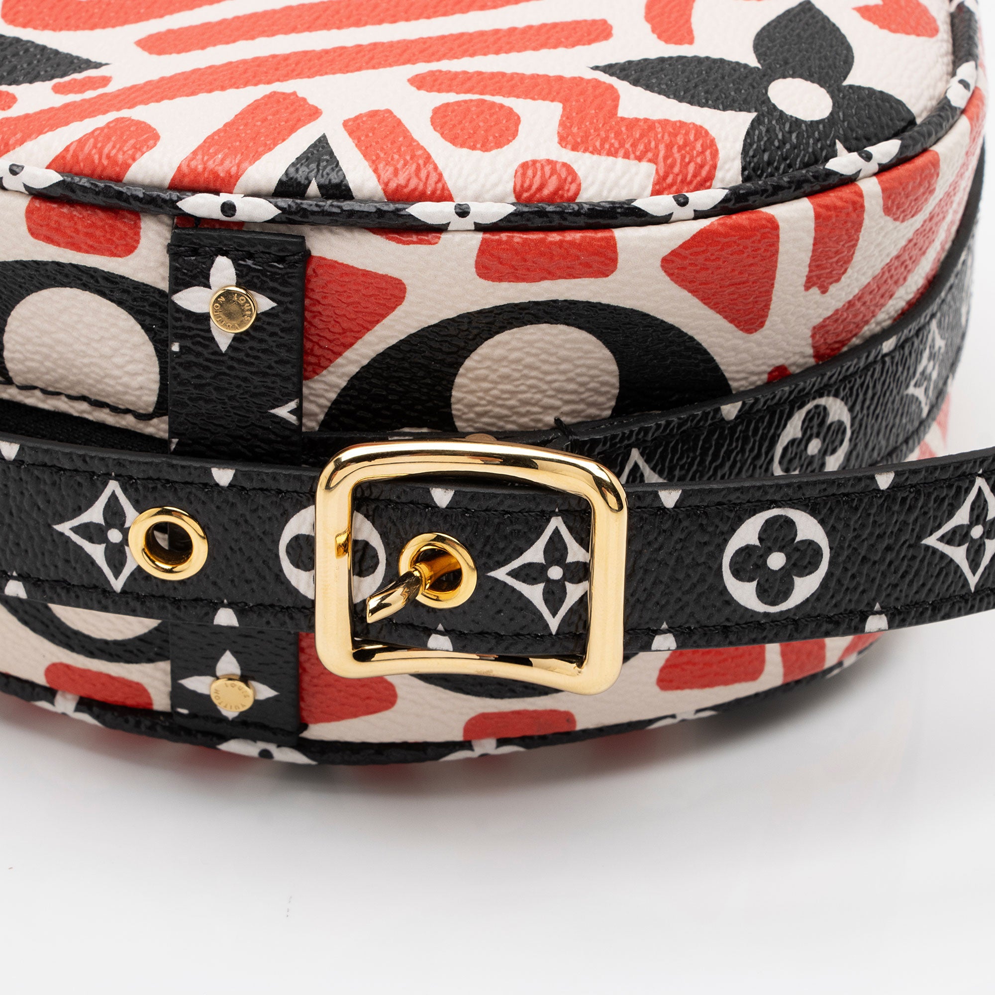 Louis Vuitton Giant Monogram Crafty Boite Chapeau Souple PM Bag (SHF-h3HnpR)