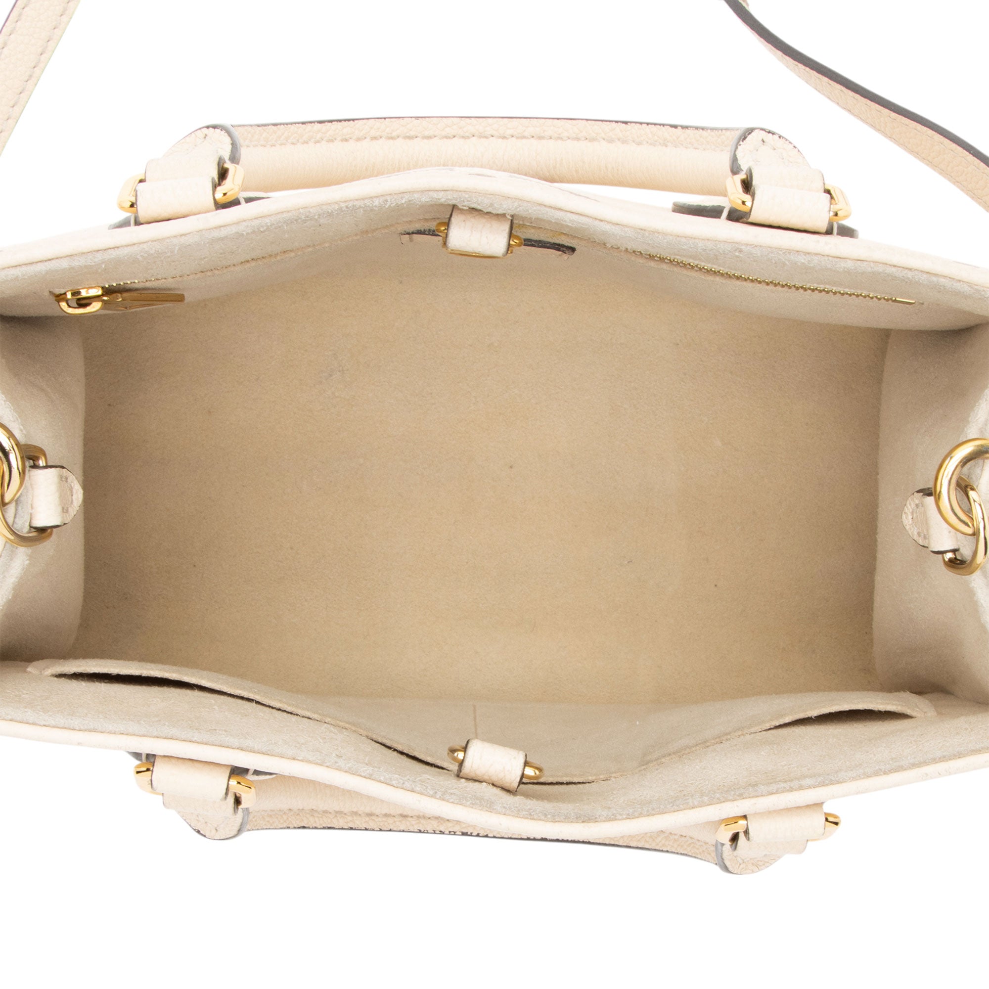 Louis Vuitton Giant Monogram Empreinte Bicolor Onthego PM Tote