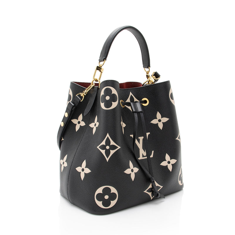 Louis Vuitton Giant Monogram Empreinte Leather Neonoe MM Shoulder 
