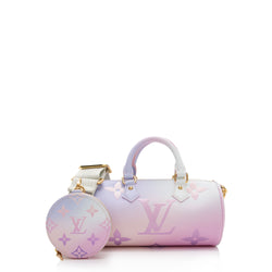 Louis Vuitton - Authenticated Papillon Bb Handbag - Cloth Purple for Women, Never Worn