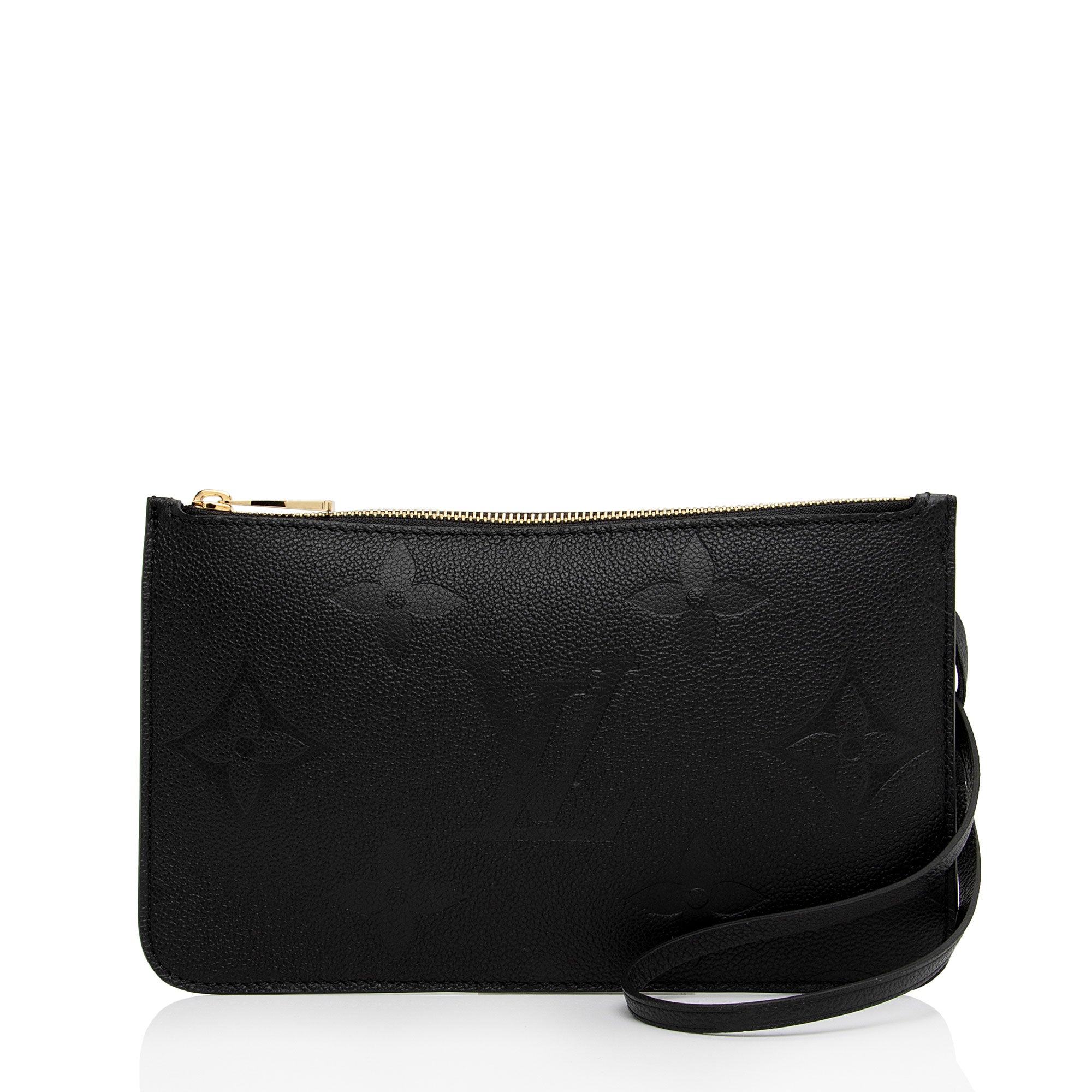 Louis Vuitton Giant Monogram Empreinte Neverfull MM Pochette (SHF-a6BlwB)