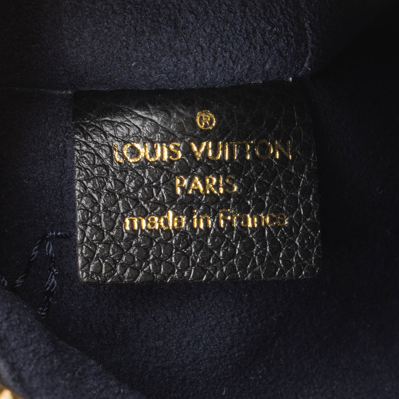 Louis Vuitton Giant Monogram Empreinte Neverfull MM Pochette (SHF-nVmtJ1)