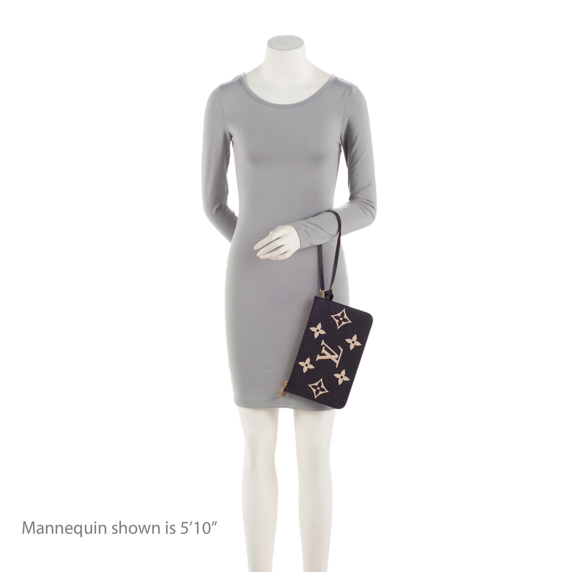 Louis Vuitton Giant Monogram Empreinte Neverfull MM Pochette (SHF-NNIvo5)