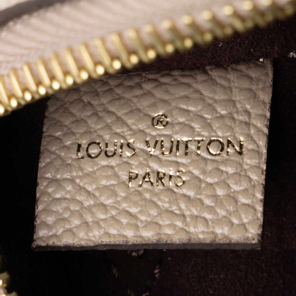Louis Vuitton Giant Monogram Empreinte Neverfull MM Pochette