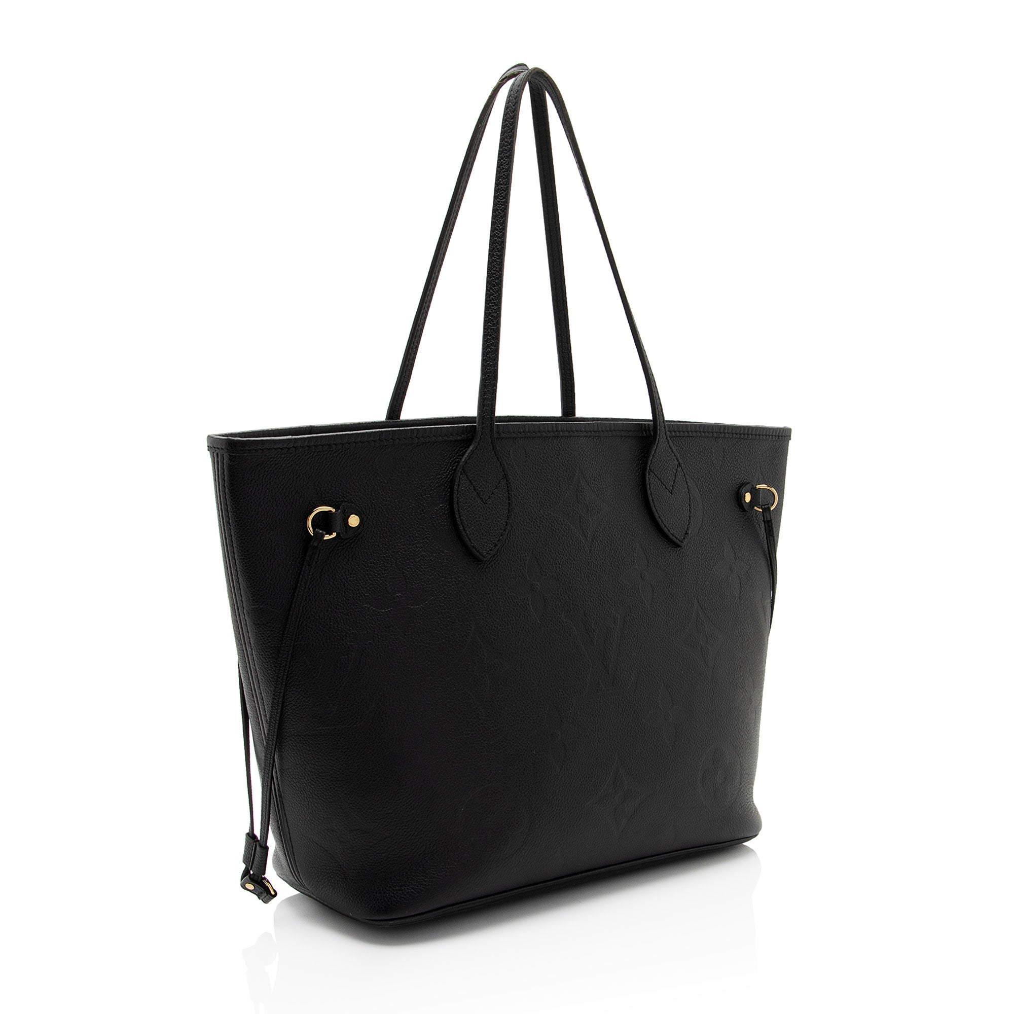 Louis Vuitton Giant Monogram Empreinte Neverfull MM Tote (SHF-8RMBWU)