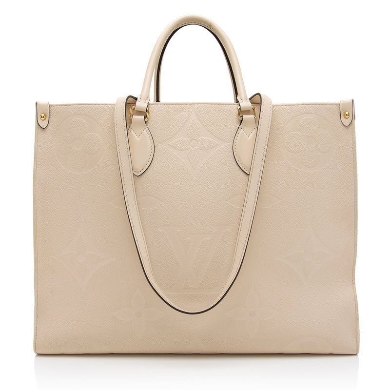 Louis Vuitton Brown Tote Bag Monogram Empreinte