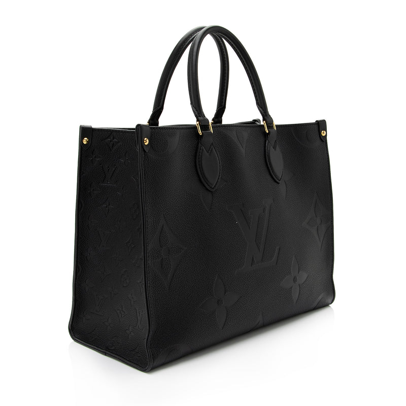 Louis Vuitton Onthego MM Empreinte Noir Tote Bag