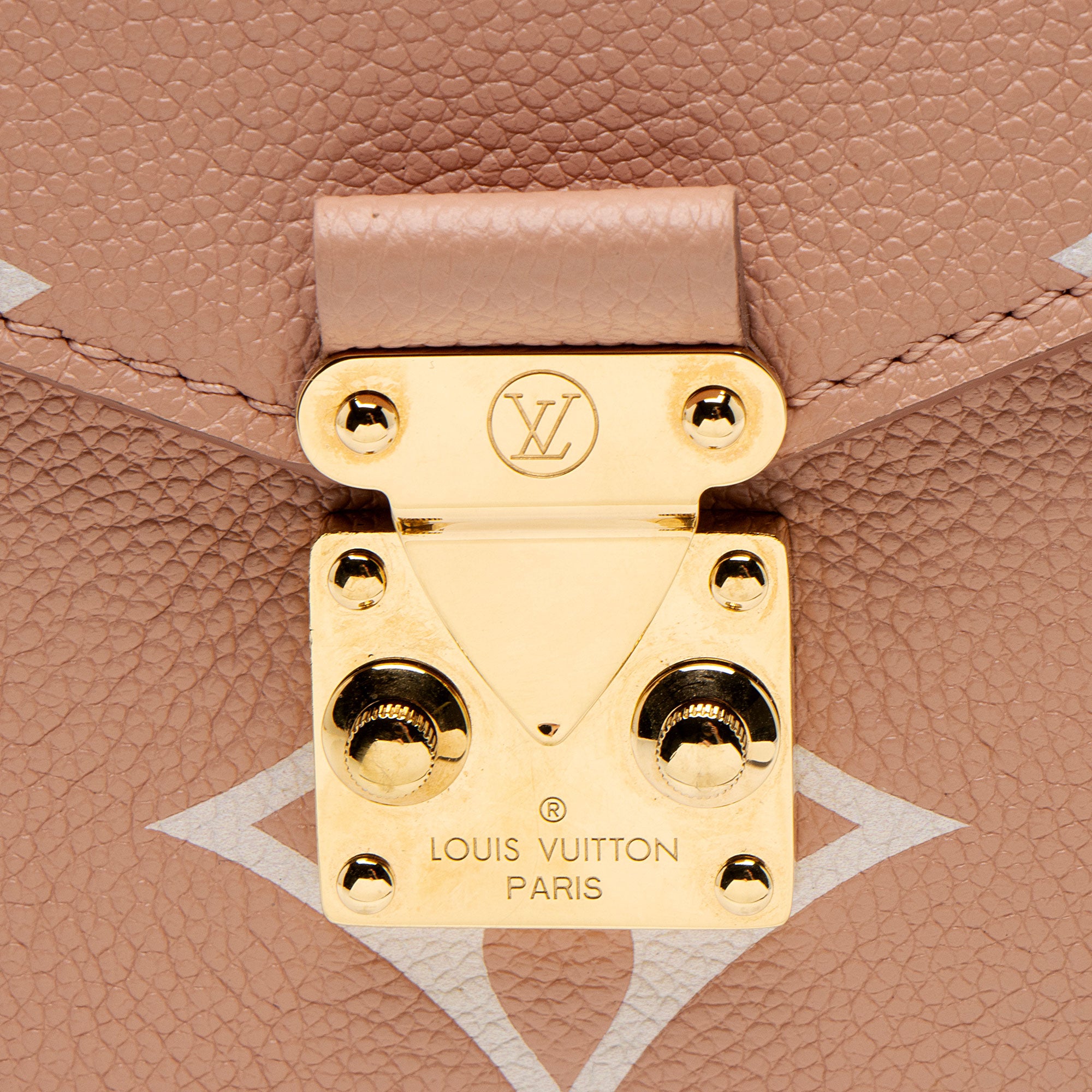 Louis Vuitton Giant Monogram Empreinte Bicolor Pochette Metis Shoulder Bag