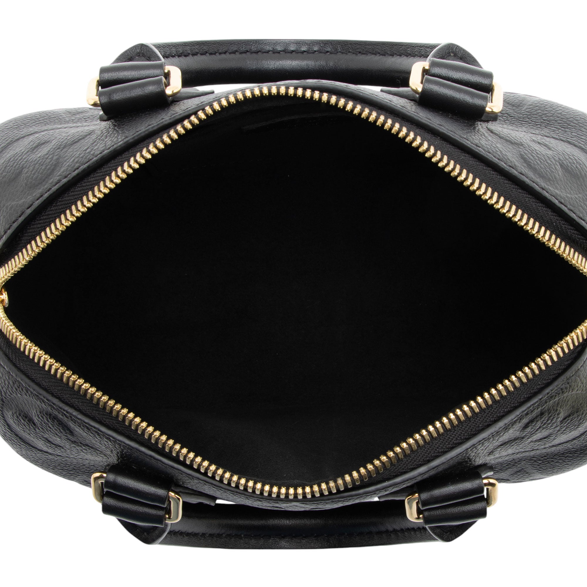 Louis Vuitton Giant Monogram Empreinte Speedy Bandouliere 20 Satchel (SHF-M9Ils8)