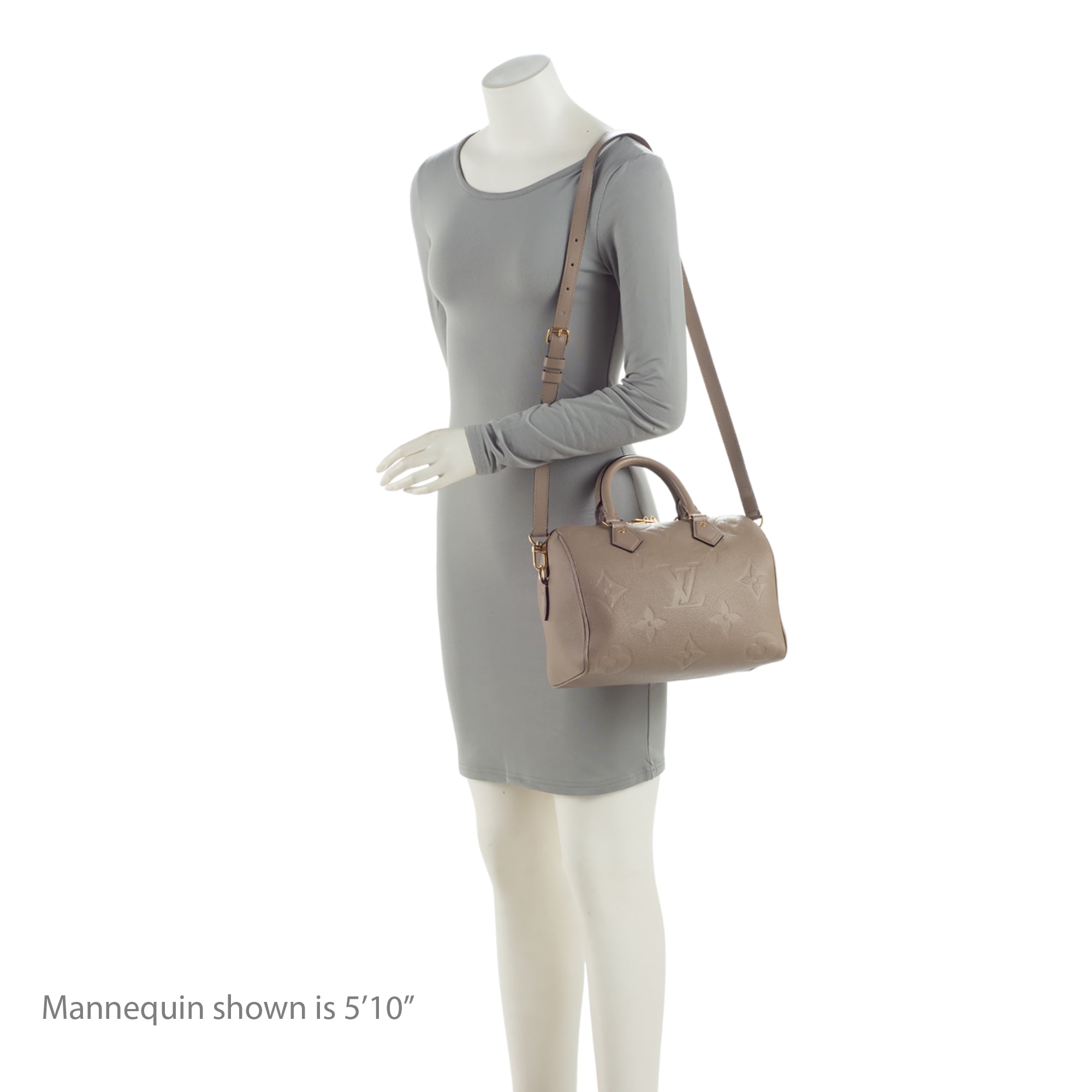 Louis Vuitton Giant Monogram Empreinte Speedy Bandouliere 25 Satchel (SHF-IaNyOF)