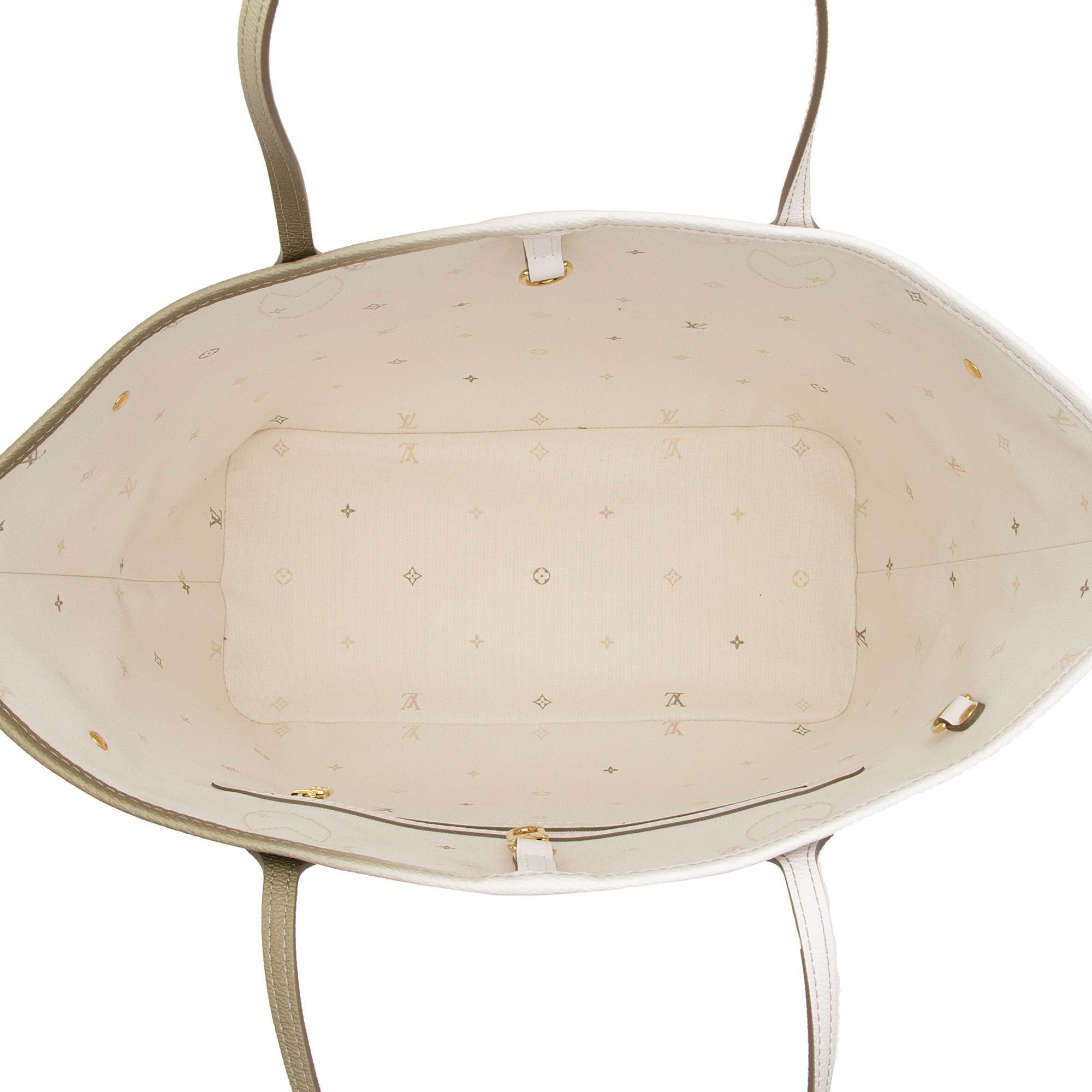 Louis Vuitton Giant Monogram Empreinte Spring In The City Neverfull MM Tote (SHF-9VuzNn)