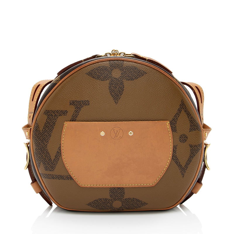 Louis Vuitton Giant Reverse Monogram Canvas Boite Chapeau Souple MM Shoulder Bag SHF JuvghO