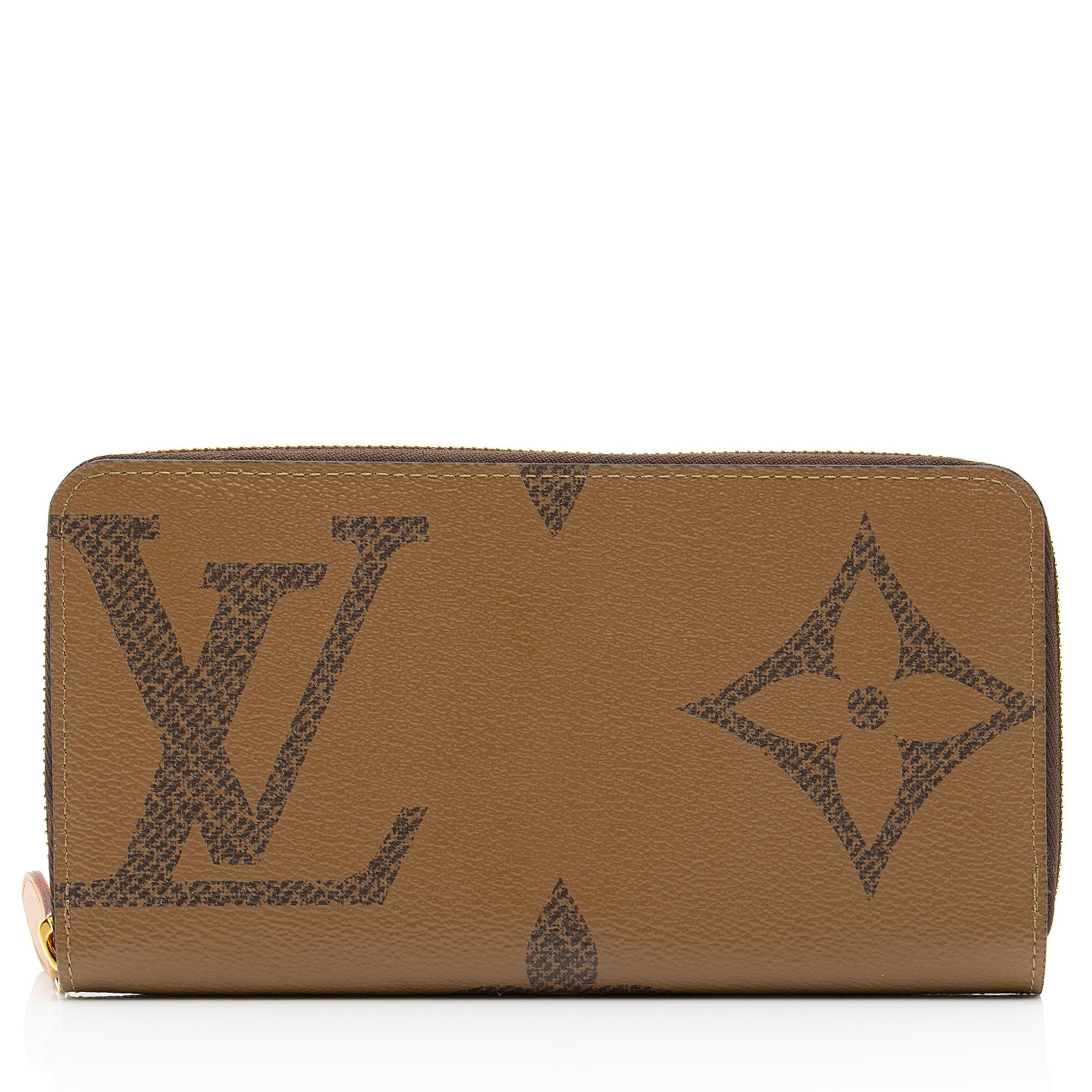 Louis Vuitton Giant Reverse Monogram Zippy Wallet (SHF-MOBEfD)