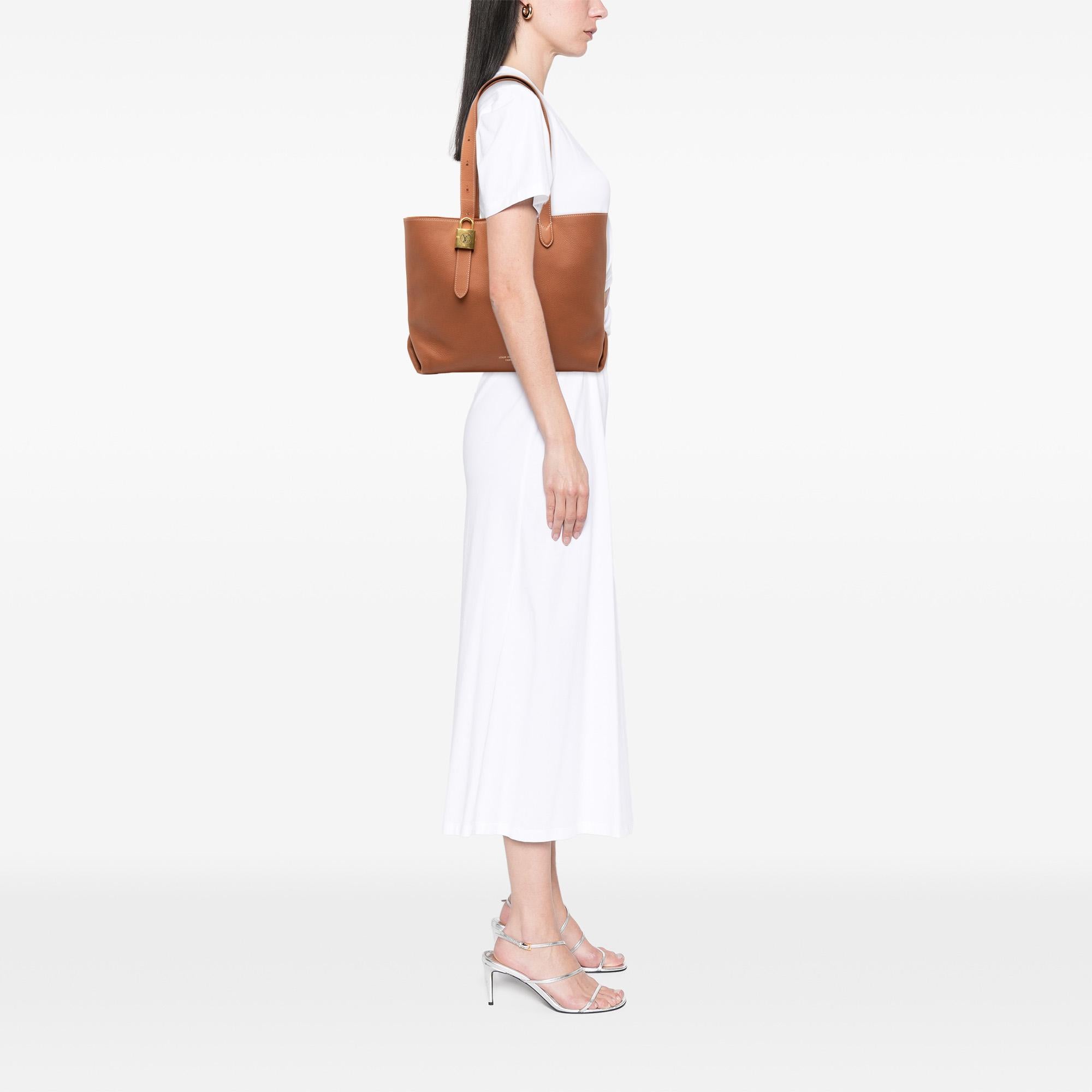 Louis Vuitton Grained Calfskin Low Key Cabas MM