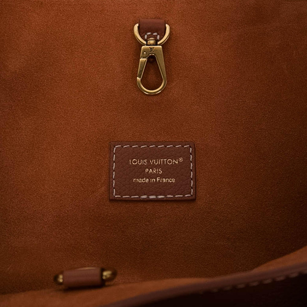 Louis Vuitton Grained Calfskin Low Key Hobo MM