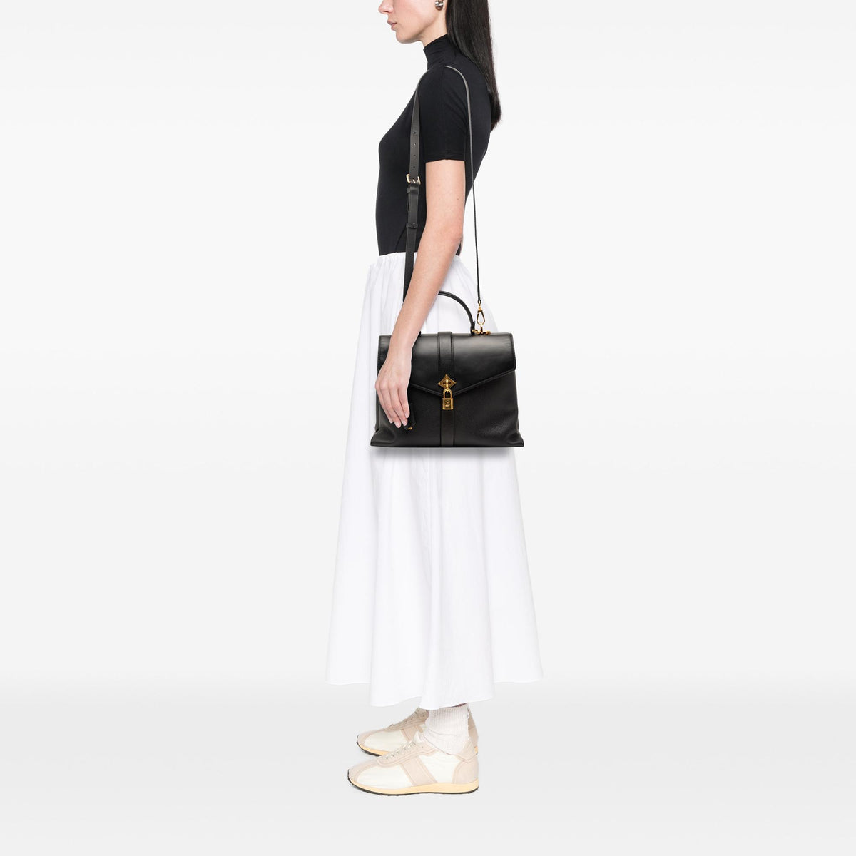 Louis Vuitton Grained Smooth Calfskin Rose Des Vents MM