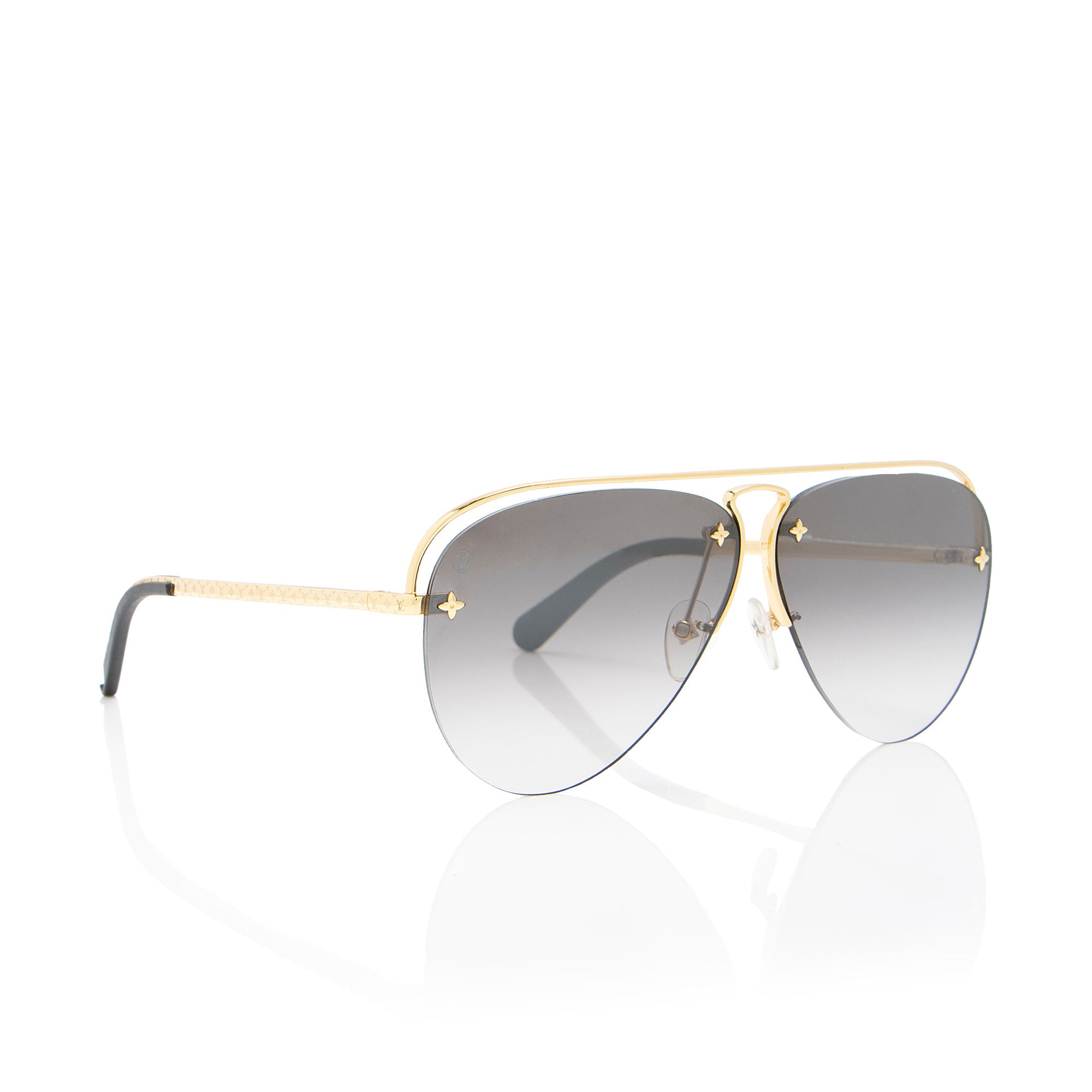 Louis Vuitton Grease Aviator Sunglasses (SHF-jLeRGP)