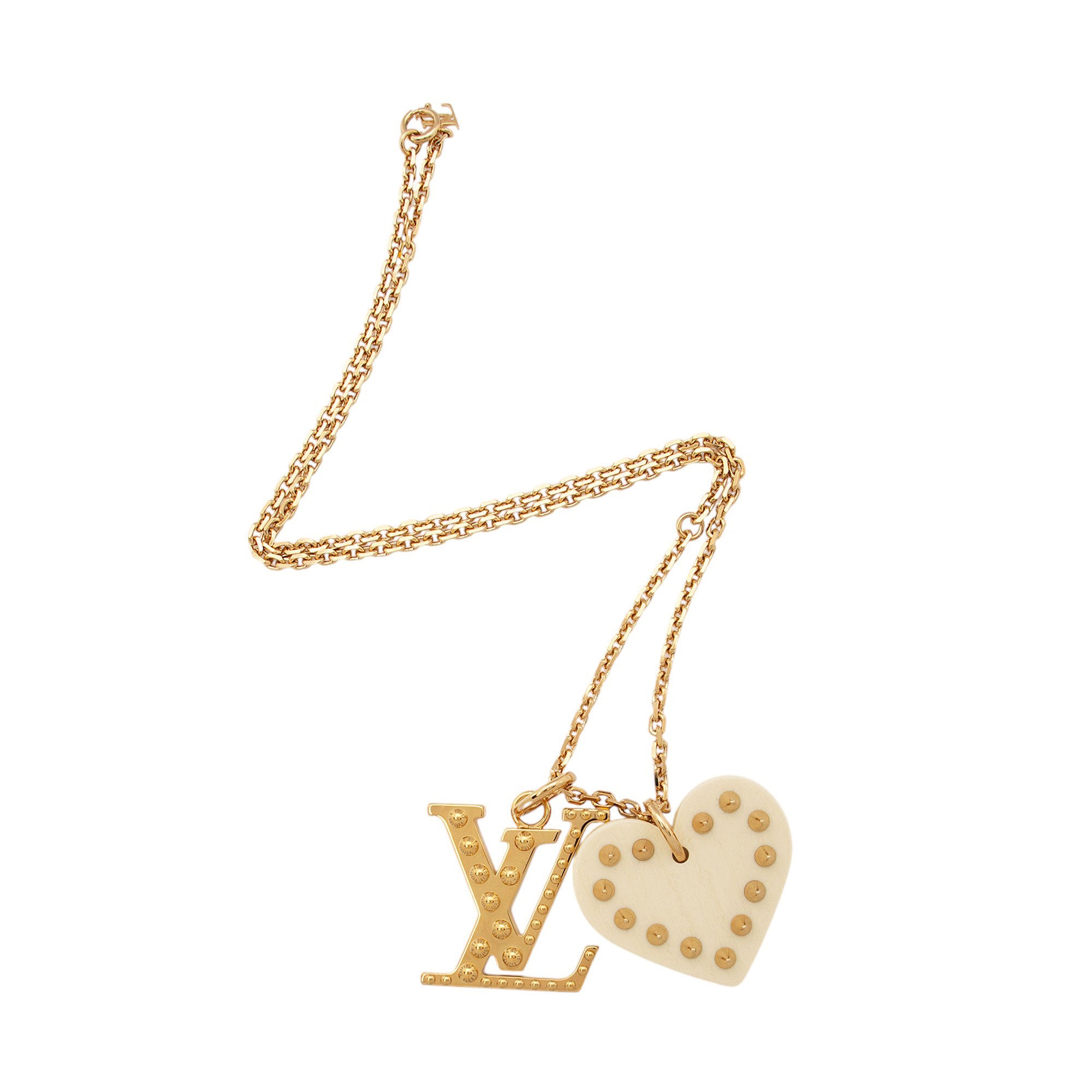 Louis Vuitton Heart Nails Necklace