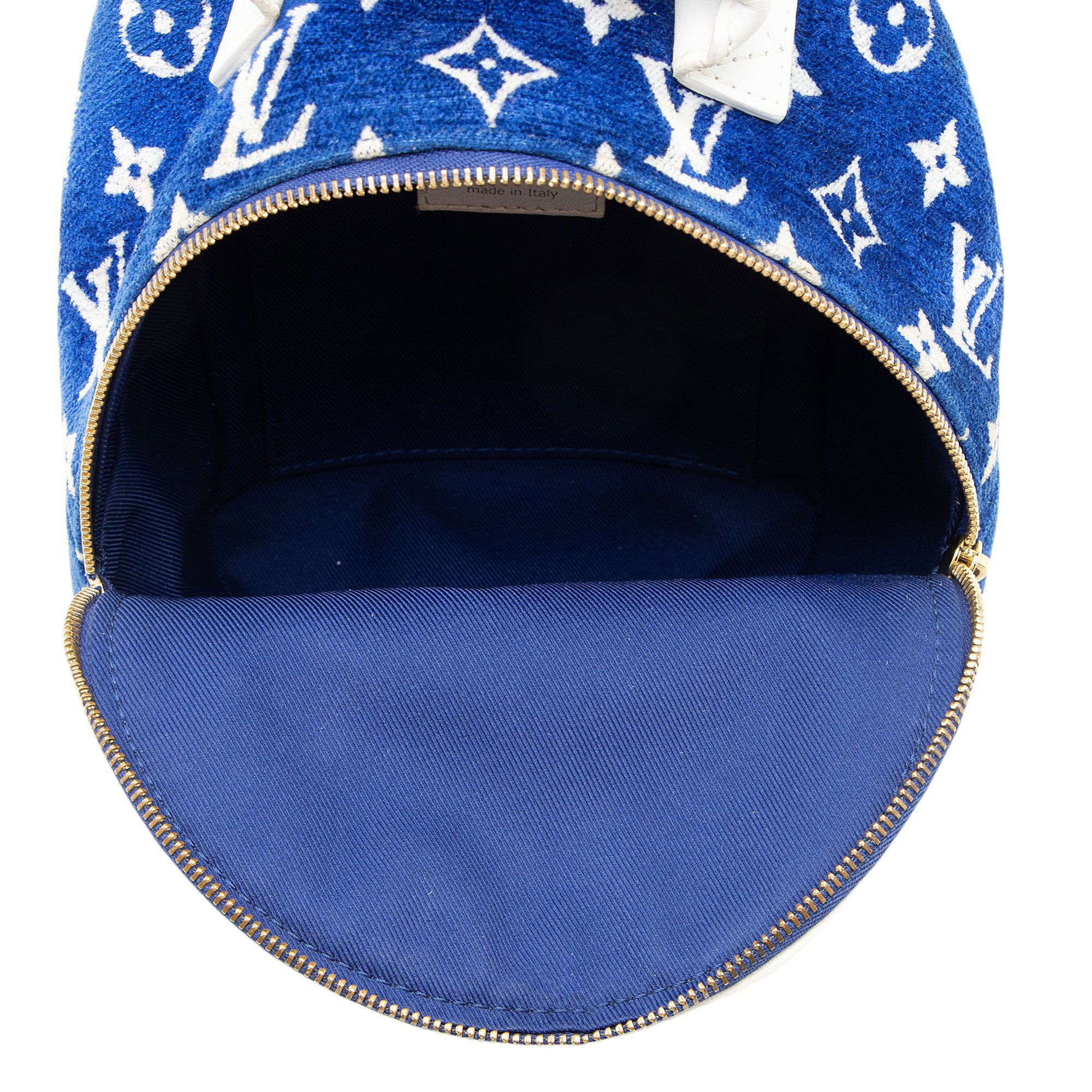 Louis Vuitton Jacquard Velvet Monogram Palm Springs Mini Backpack