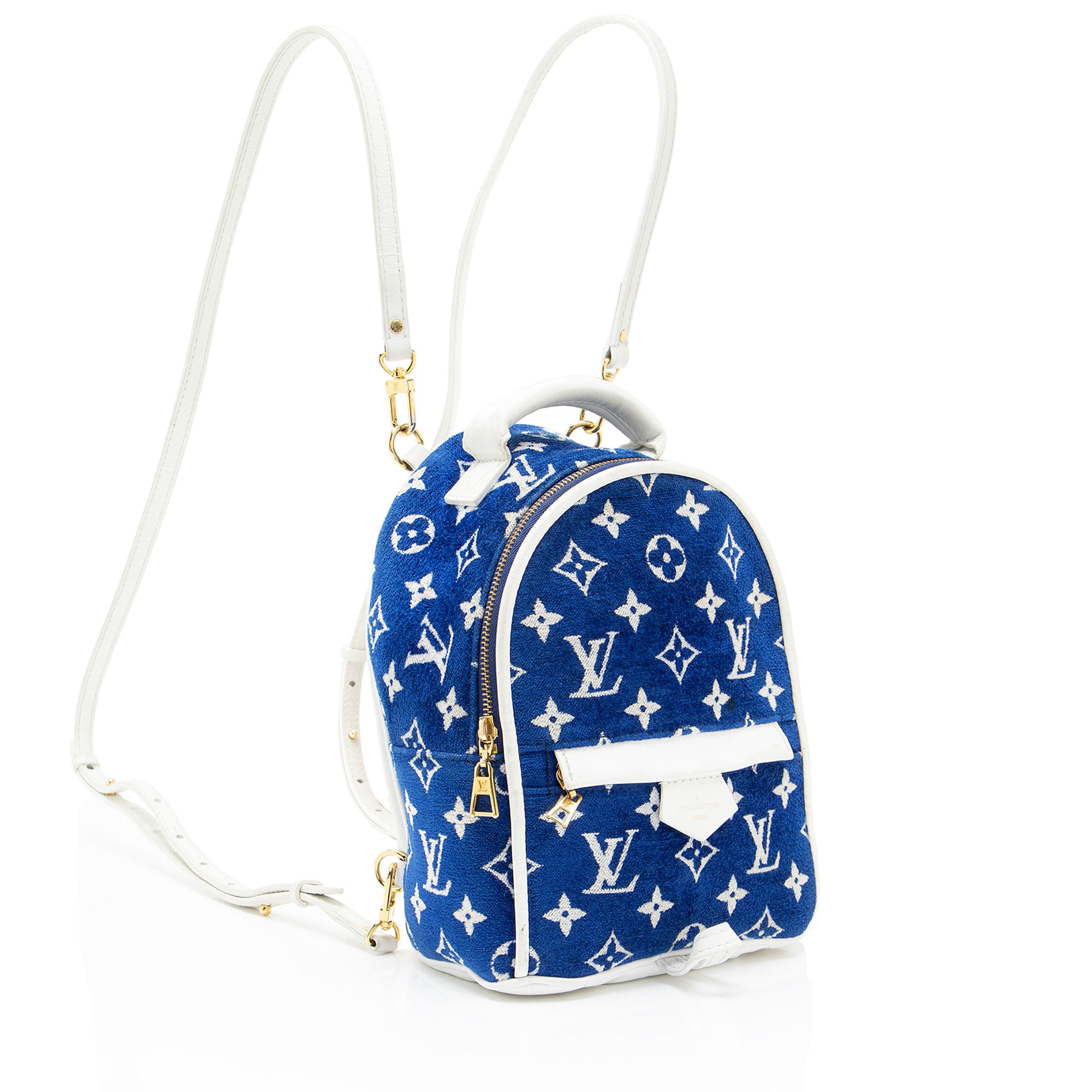 Louis Vuitton Jacquard Velvet Monogram Palm Springs Mini Backpack