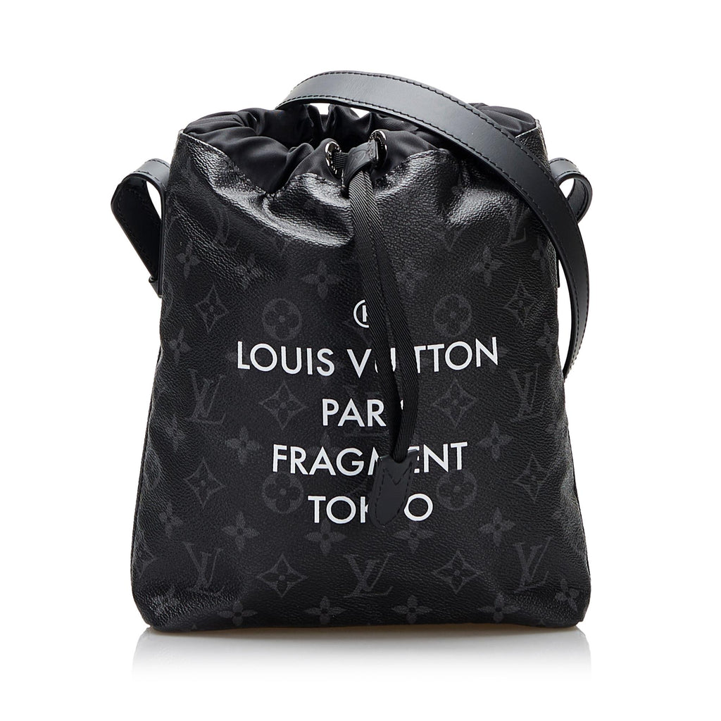 LOUIS VUITTON Monogram LV Match Nano Bucket Bag White | FASHIONPHILE