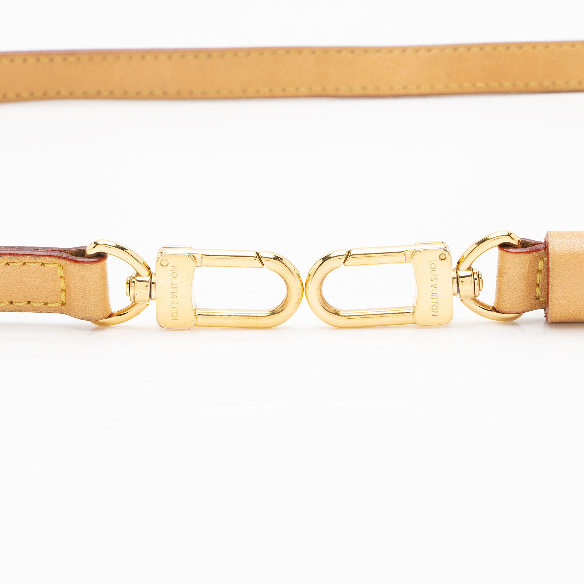 Louis Vuitton Leather 16mm Adjustable Shoulder Strap (SHF-VKYnVJ)