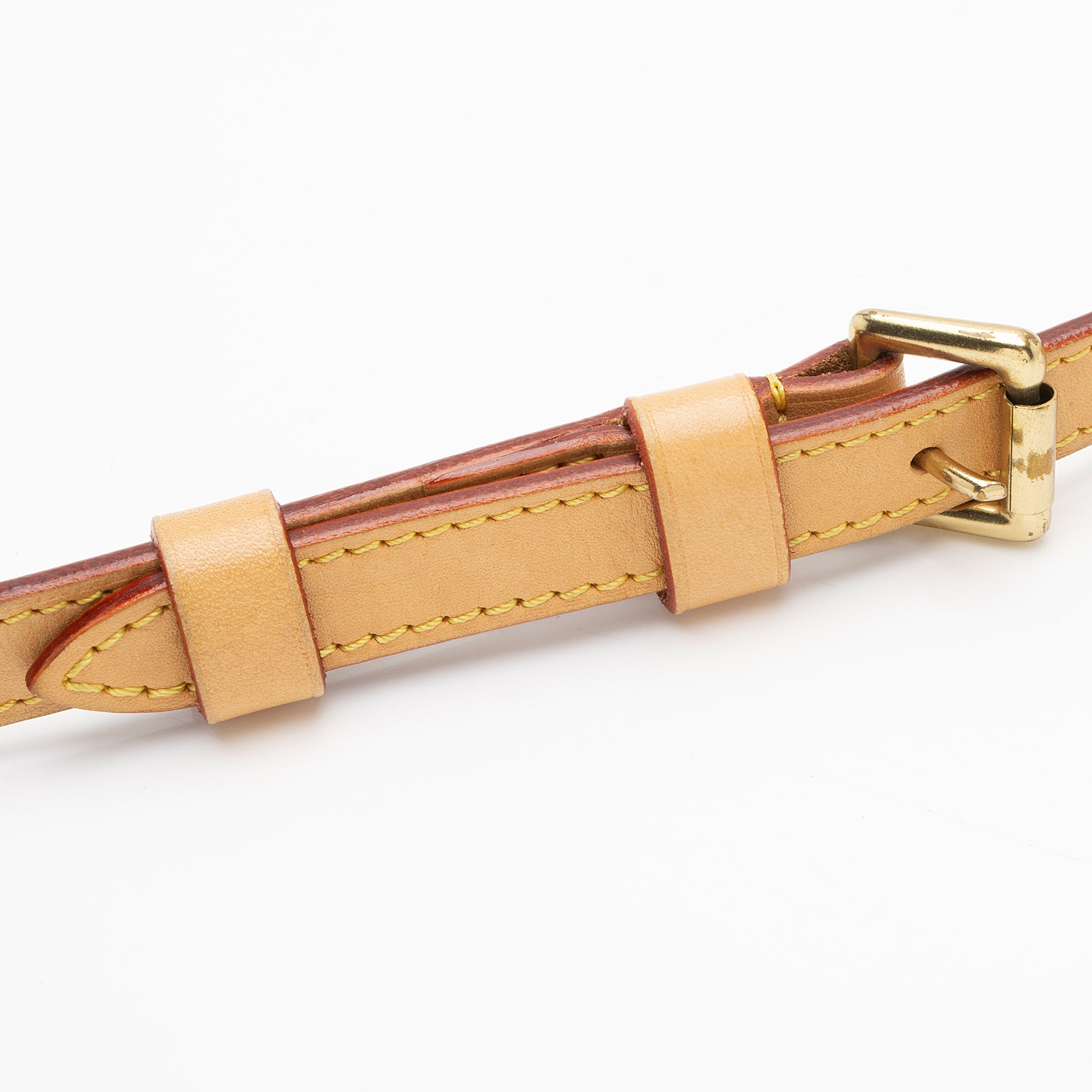 Louis Vuitton Leather 16mm Adjustable Shoulder Strap (SHF-VKYnVJ)