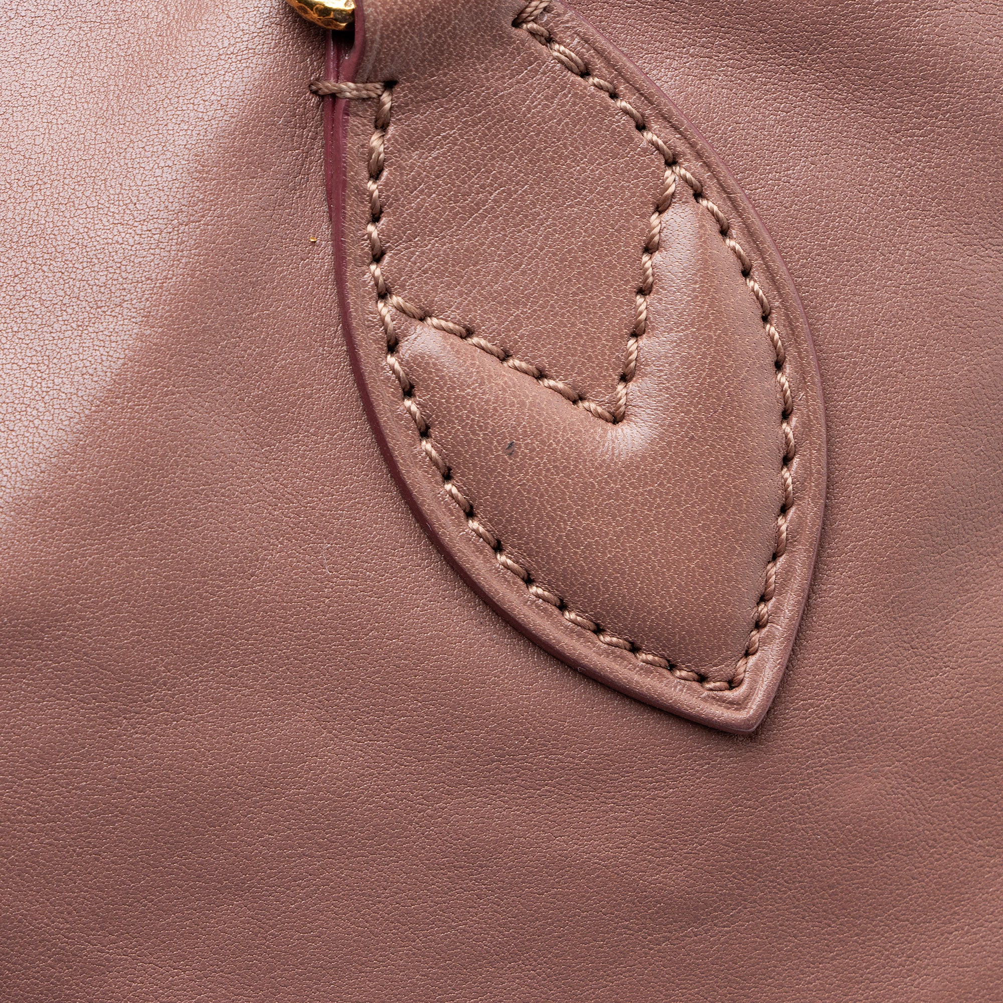 Louis Vuitton Leather Boudoir Lockit Chain Shoulder Bag