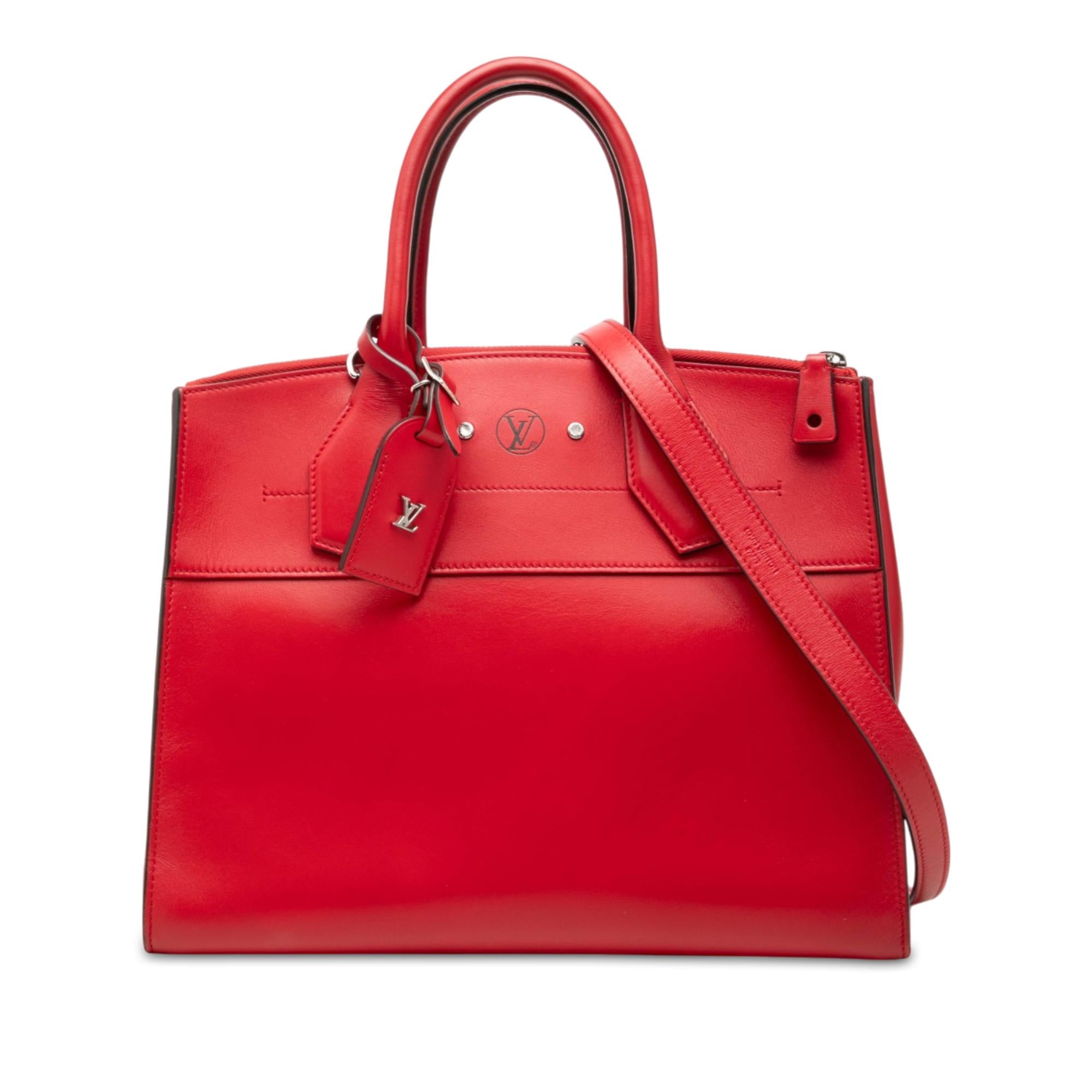 Louis Vuitton Leather City Steamer MM
