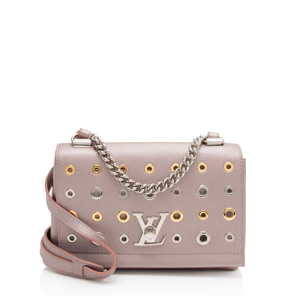 Louis Vuitton Leather Grommet Lockme II BB Bag (SHF-PEi7EF)