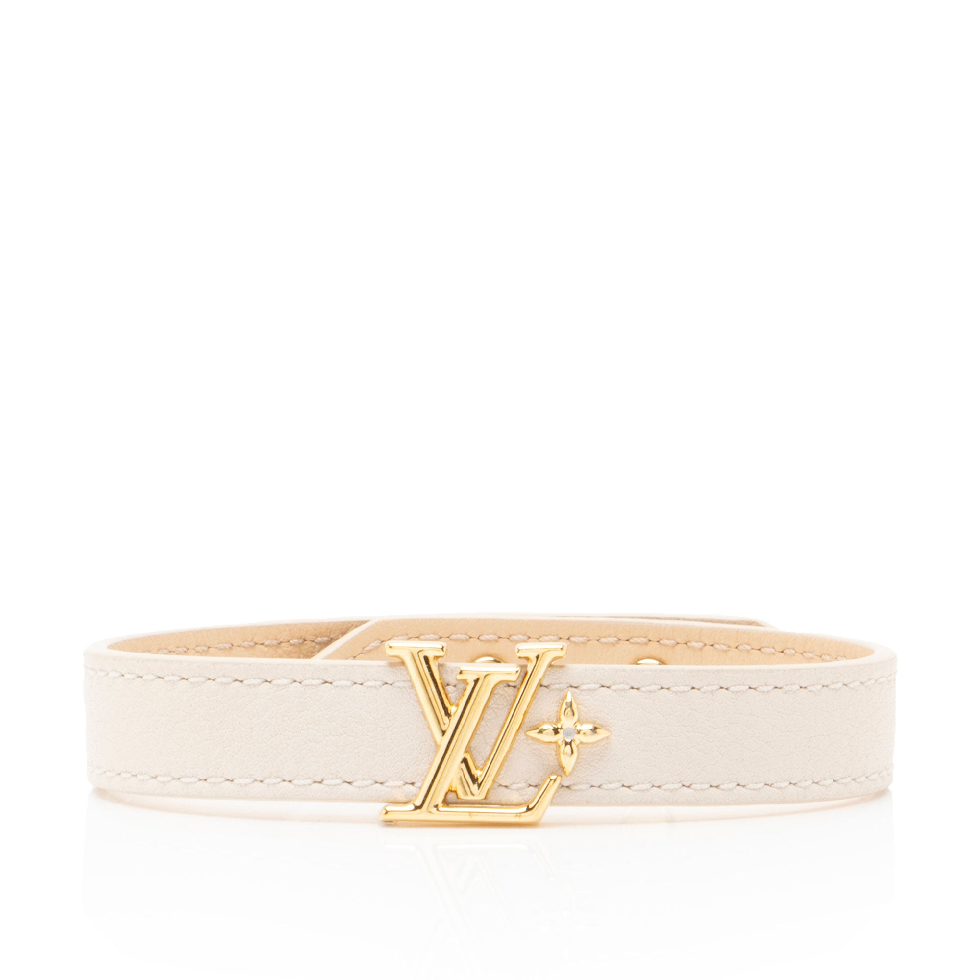 Louis Vuitton Leather LV Iconic Bracelet