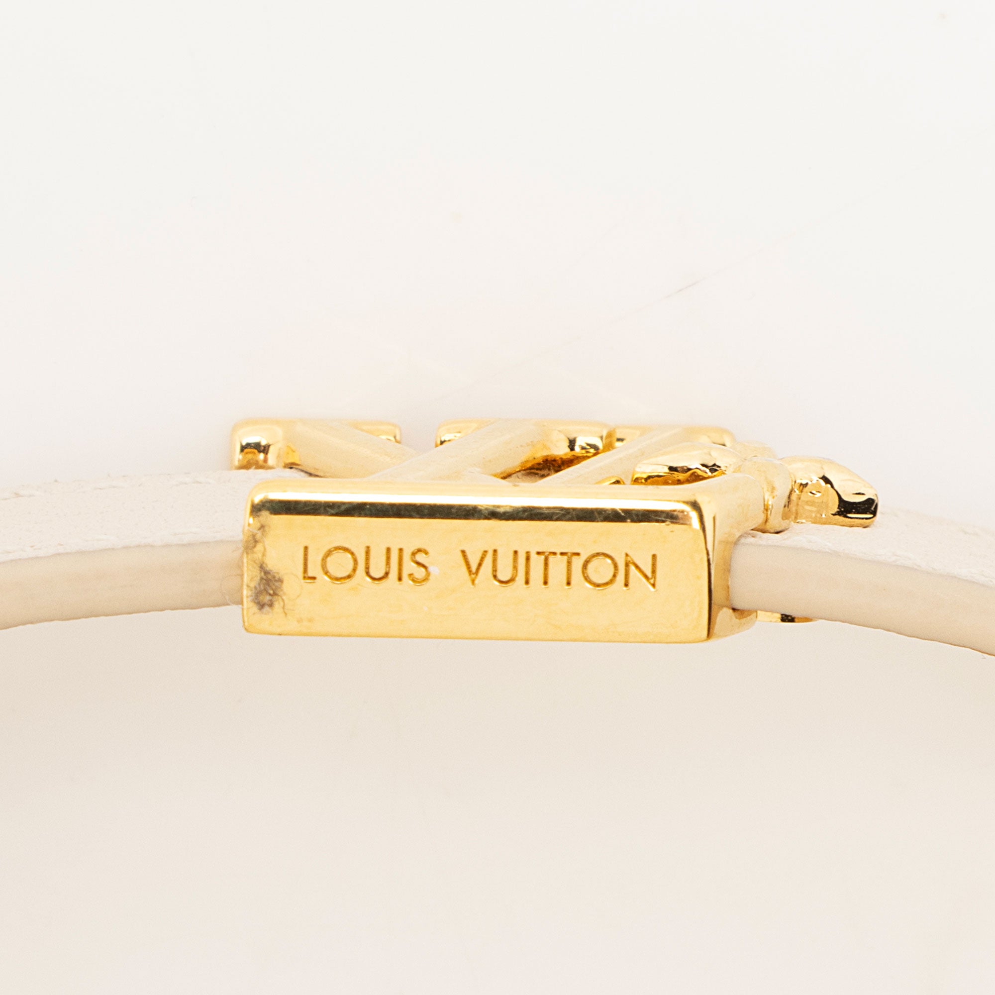 Louis Vuitton Leather LV Iconic Bracelet